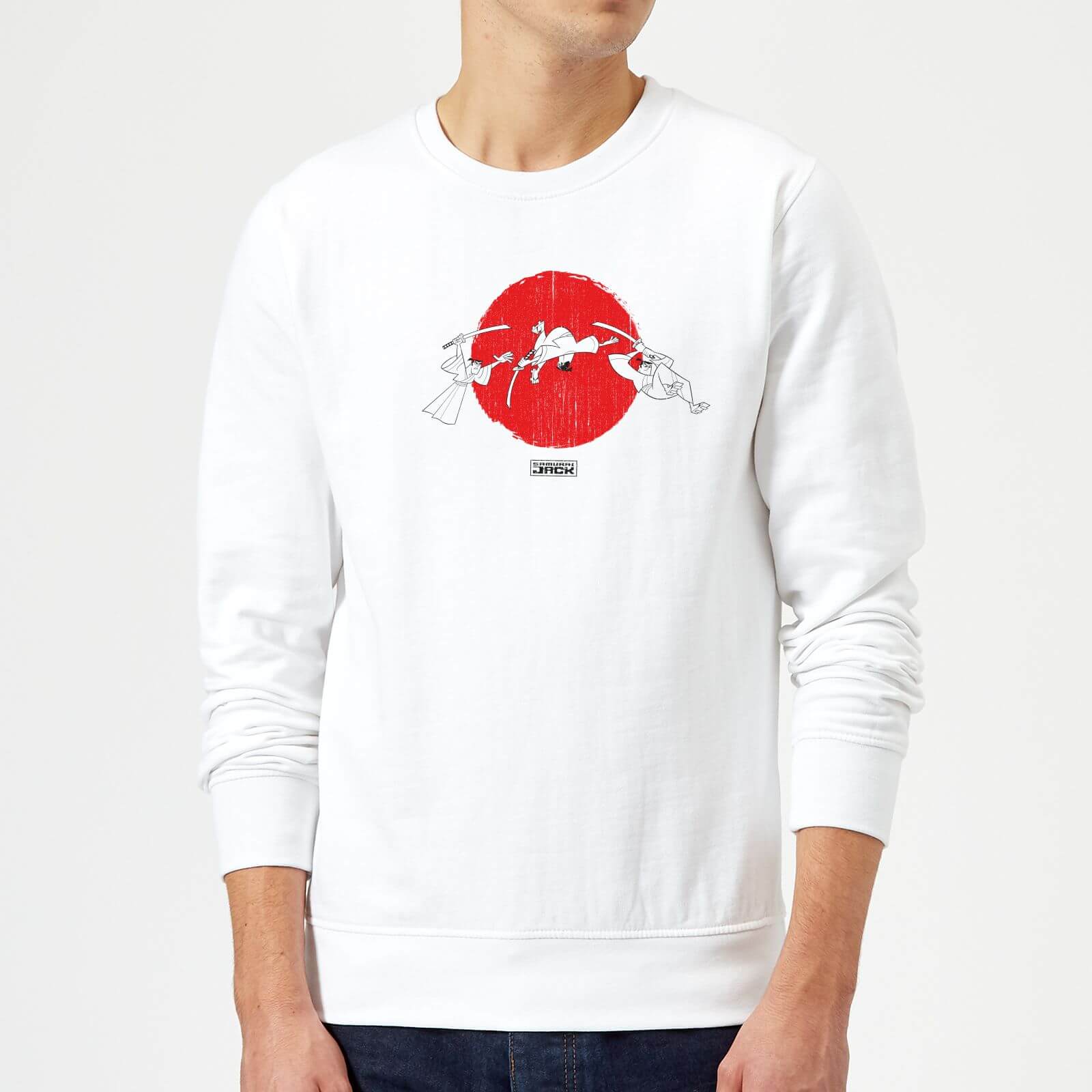 Samurai Jack Sunrise Sweatshirt - White - S - White