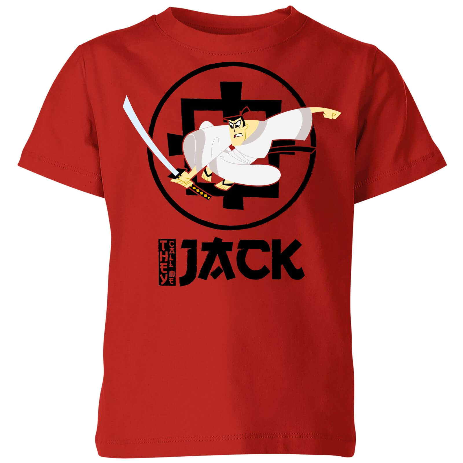 

T-Shirt Samurai Jack They Call Me Jack - Rosso - Bambini - 3-4 Anni