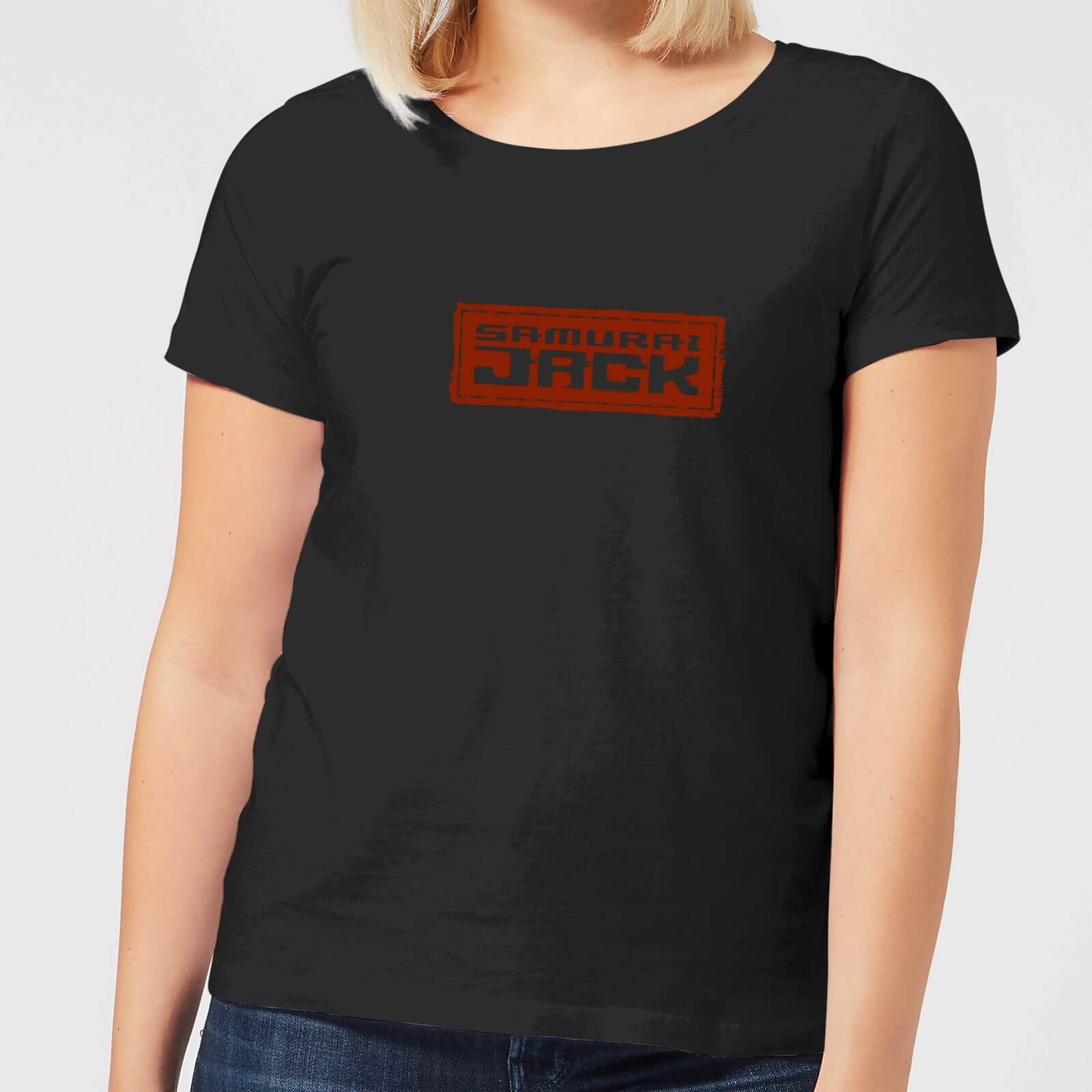 Samurai Jack Classic Logo Women's T-Shirt - Black - S