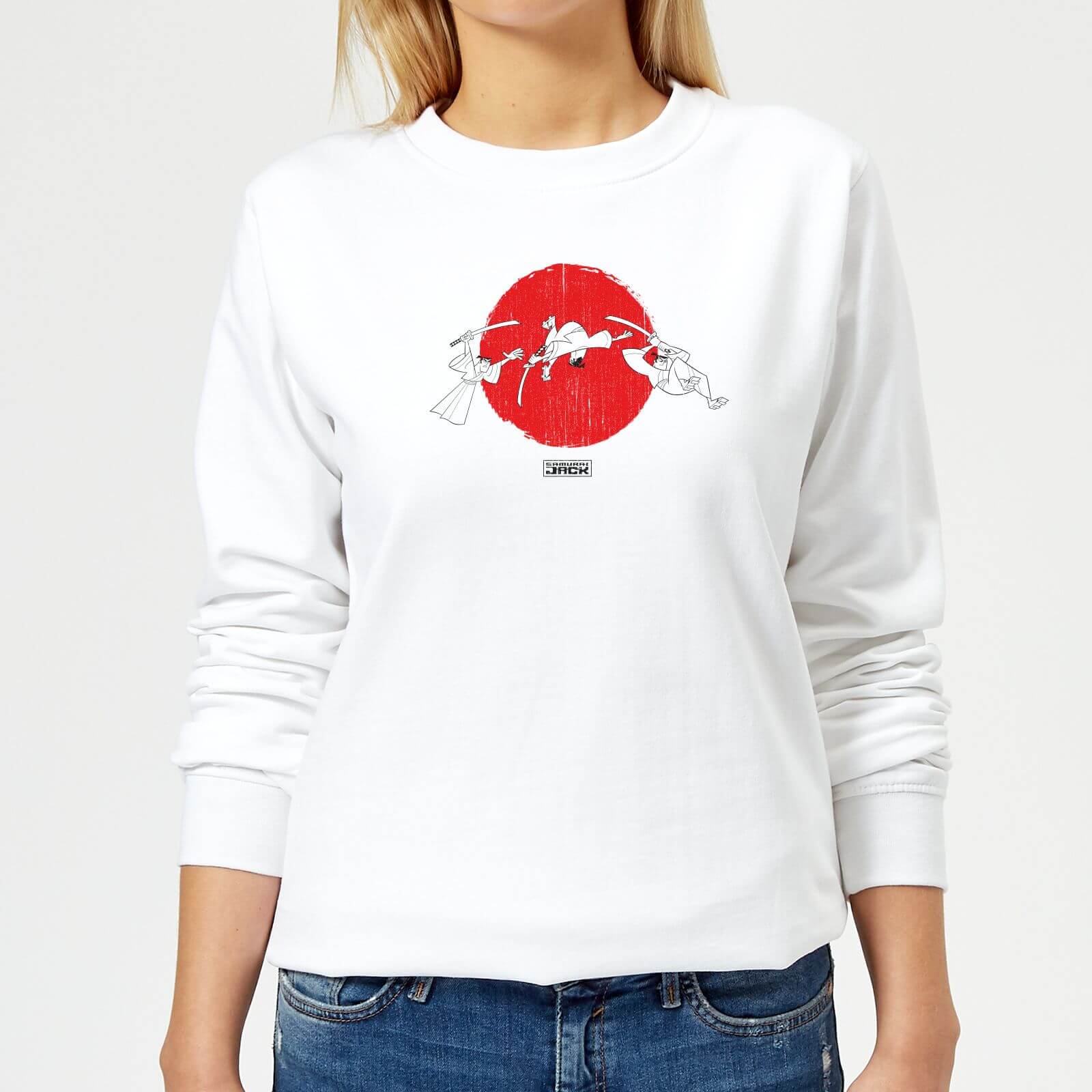 Samurai Jack Sunrise Women's Sweatshirt - White - XS - White