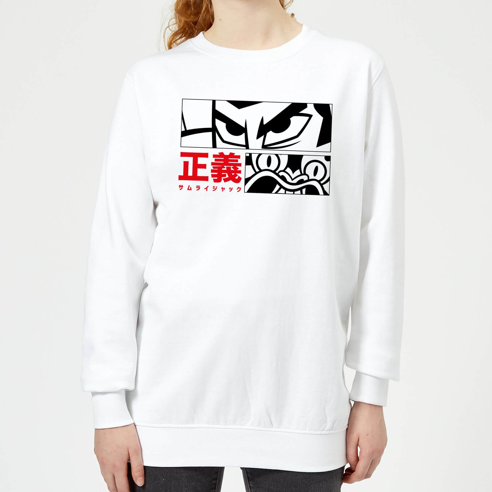 Samurai Jack Arch Nemesis Women's Sweatshirt - White - XS - White