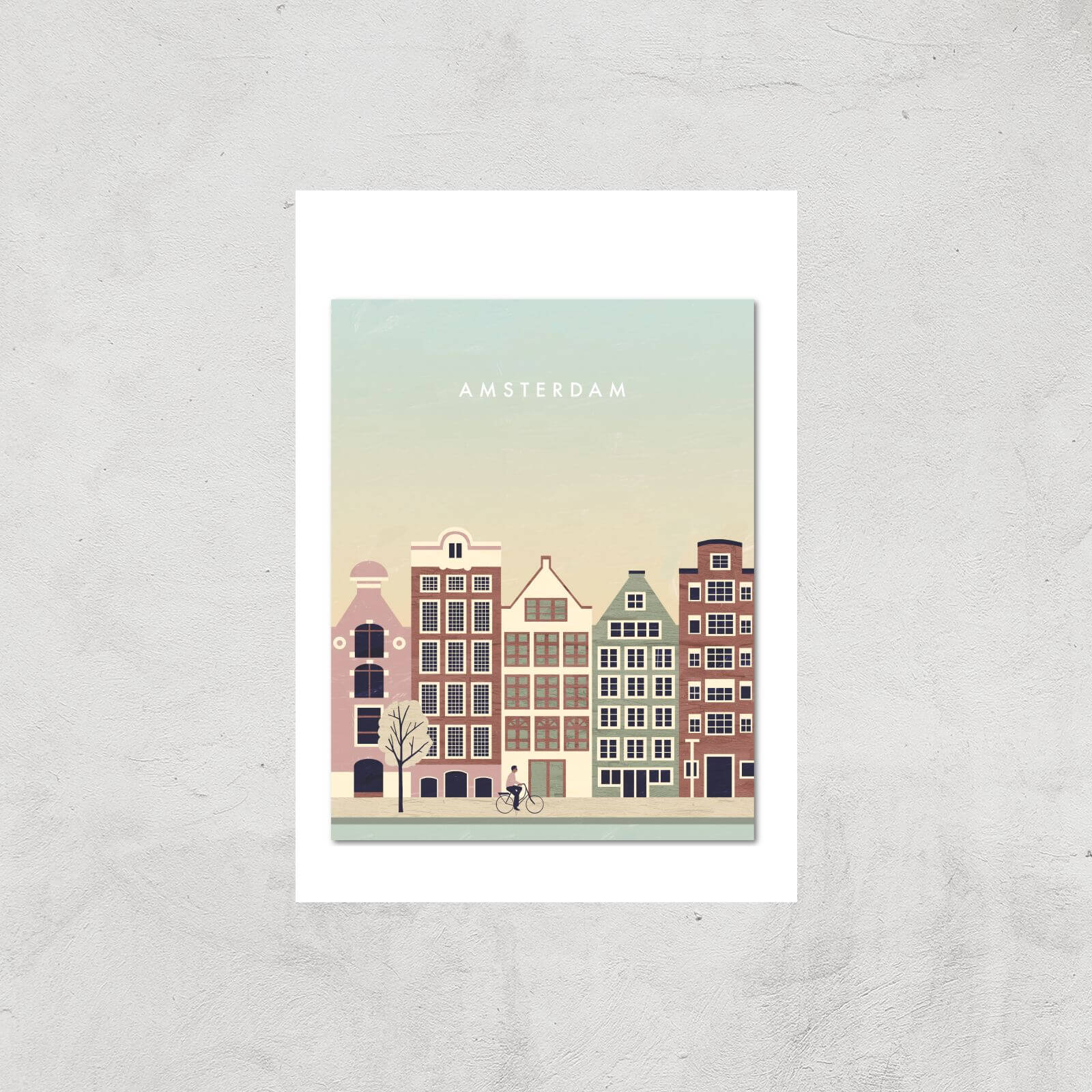 PlanetA444 Amsterdam Art Print - A2 - Print Only