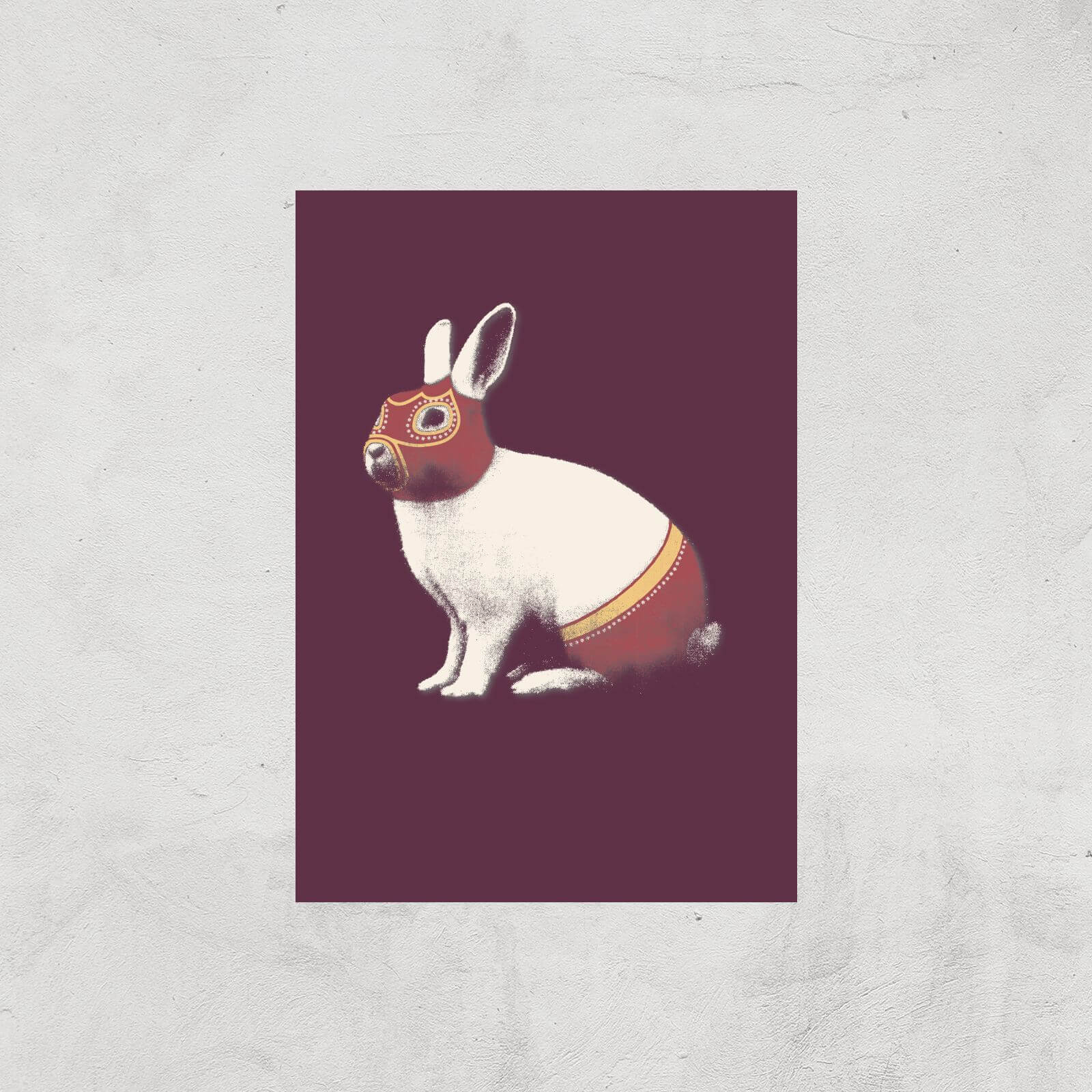 Florent Bodart Lapin Catcheur Art Print - A2 - Print Only