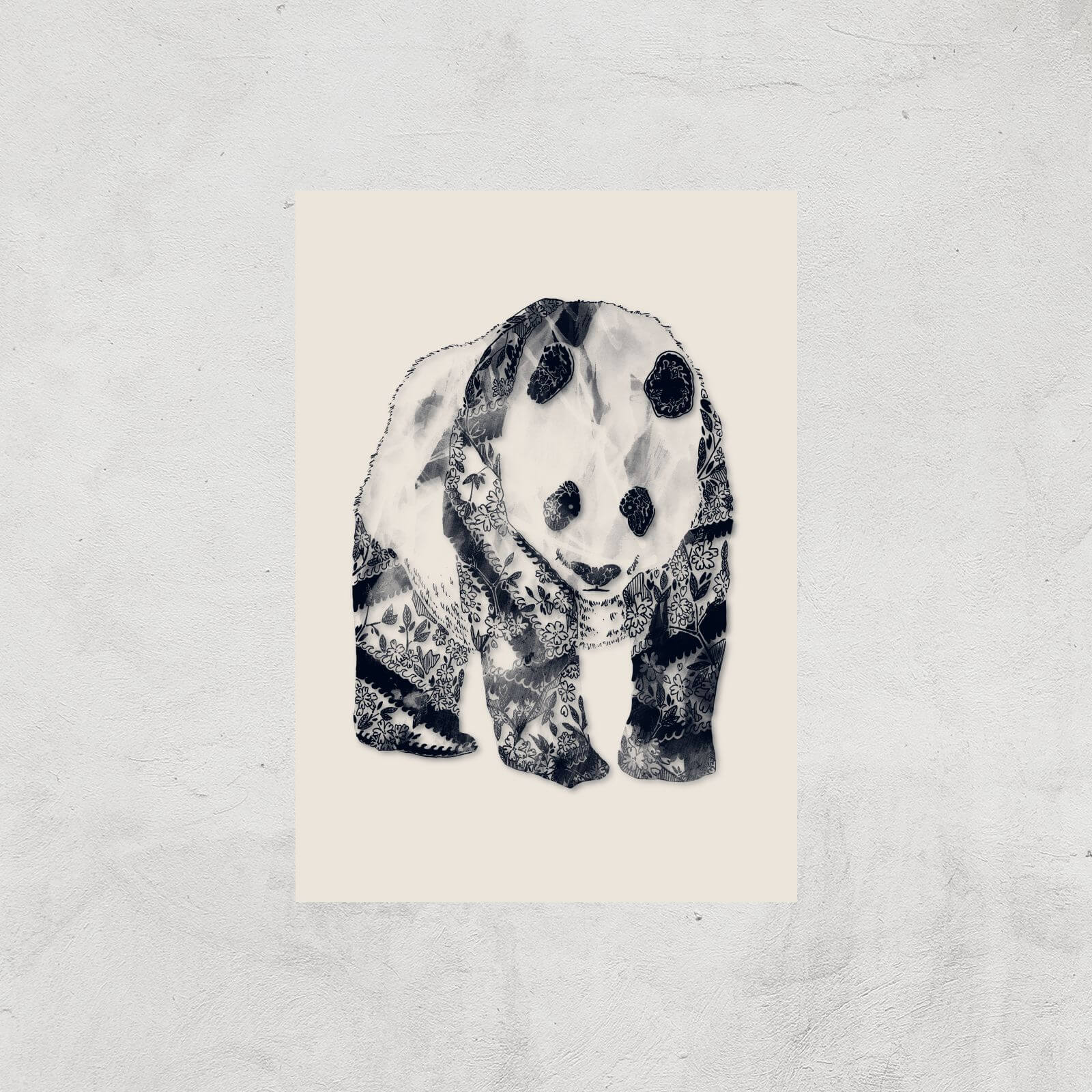Tobias Fonseca Tattooed Panda Art Print - A2 - Print Only