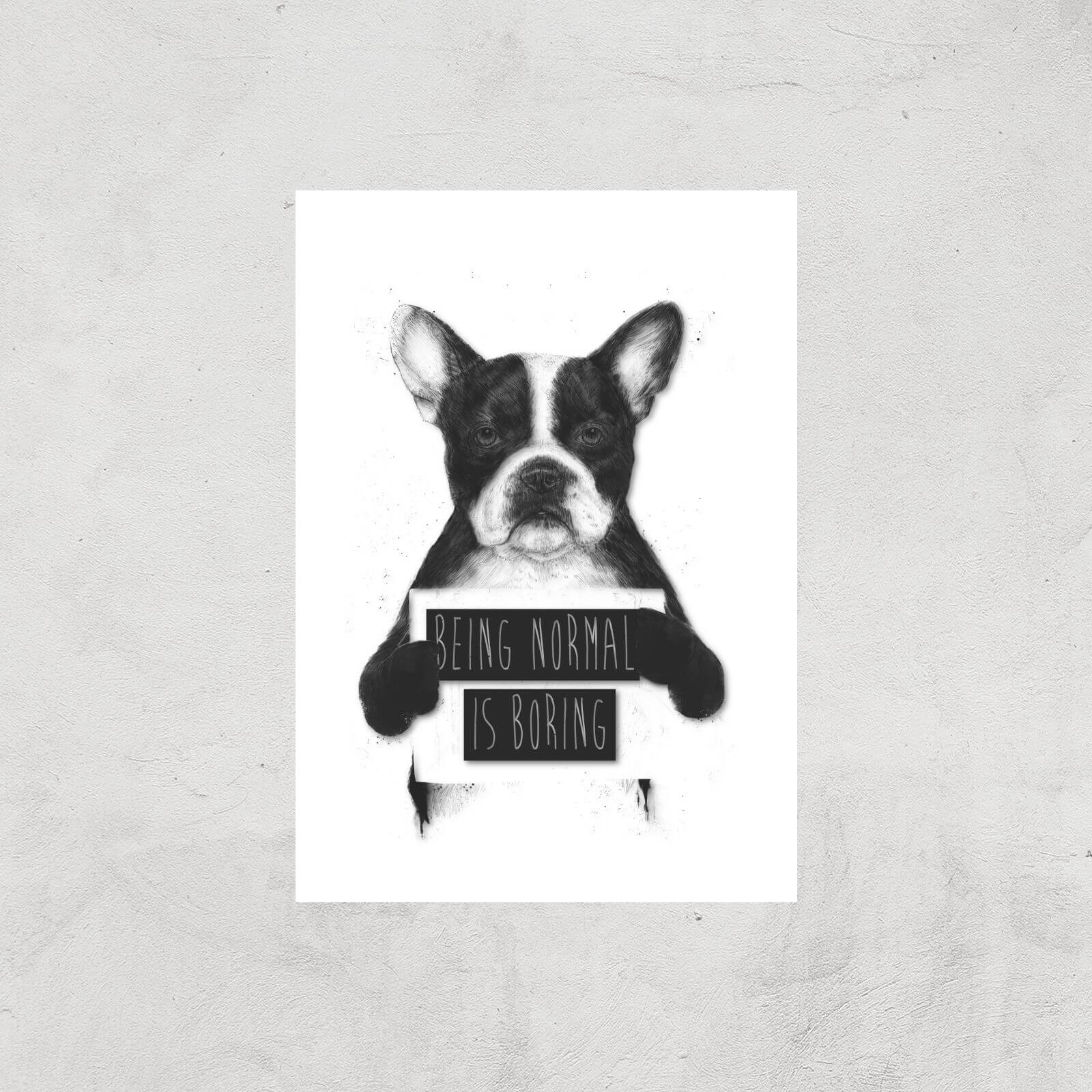 Balazs Solti Being Normal Is Boring Art Print - A2 - Print Only