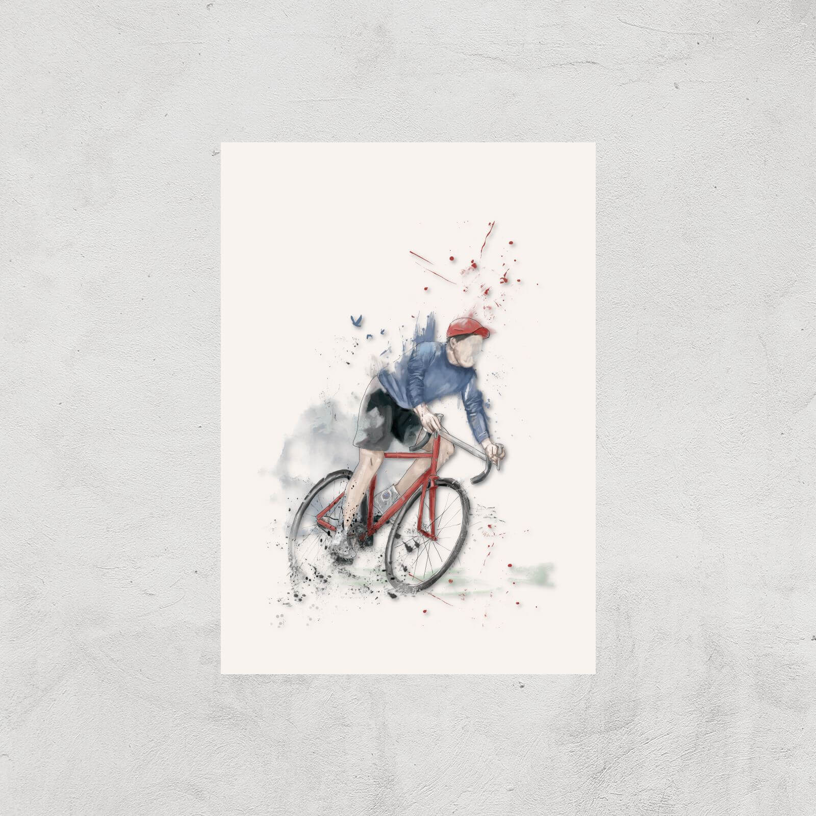 Balazs Solti Cycler Art Print - A2 - Print Only