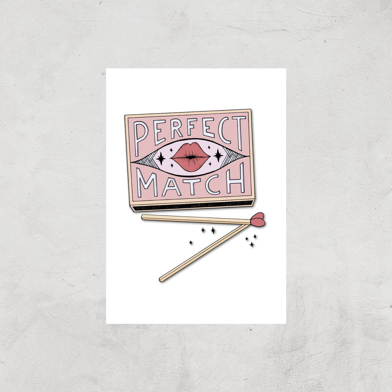 Perfect Match Art Print - A2 - Print Only