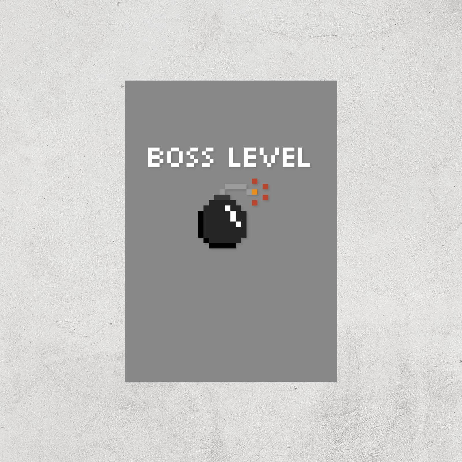 Boss Level Gaming Art Print - A2 - Print Only