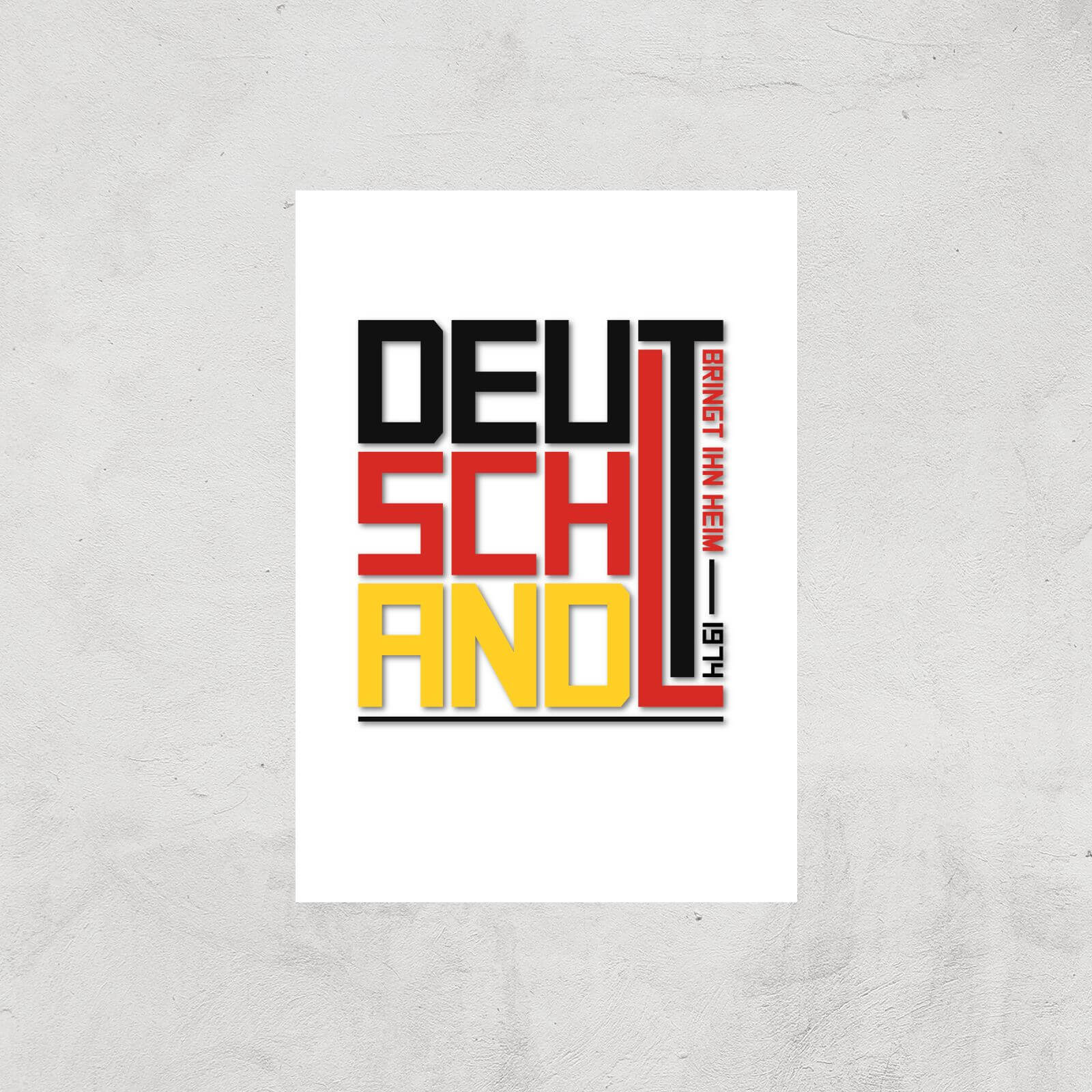 Deutschland Art Print - A2 - Print Only