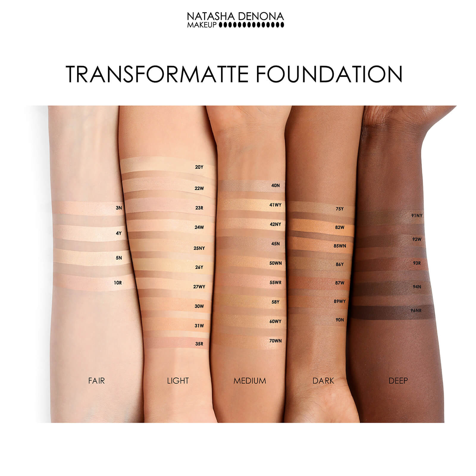 Thumbnail - Natasha Denona Transformatte Matte Foundation 28ml (Various Shades) - 86Y Yellow - Dark