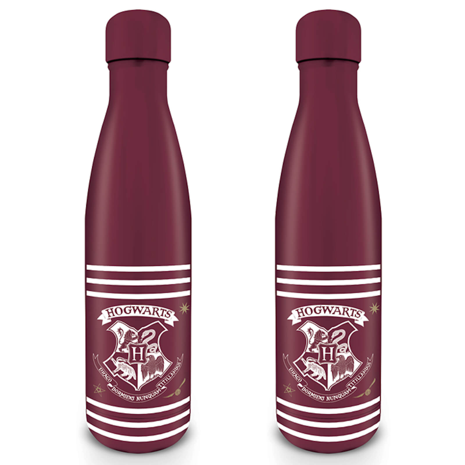 Harry Potter (Crest & Stripes) Metal Drinks Bottle