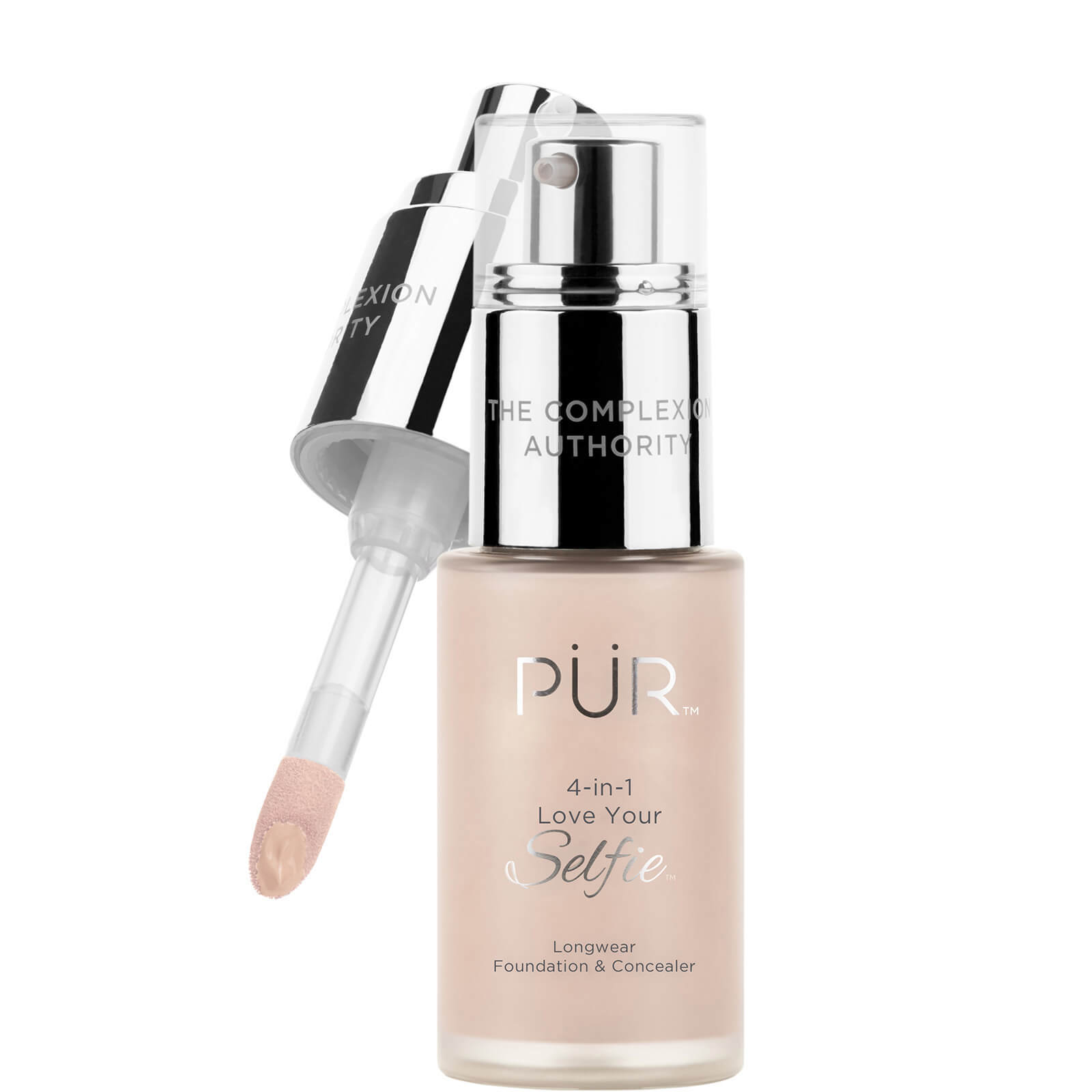 PÜR 4-in-1 Love Your Selfie Longwear Foundation and Concealer 30ml (Various Shades) - MP1/Ivory Beige