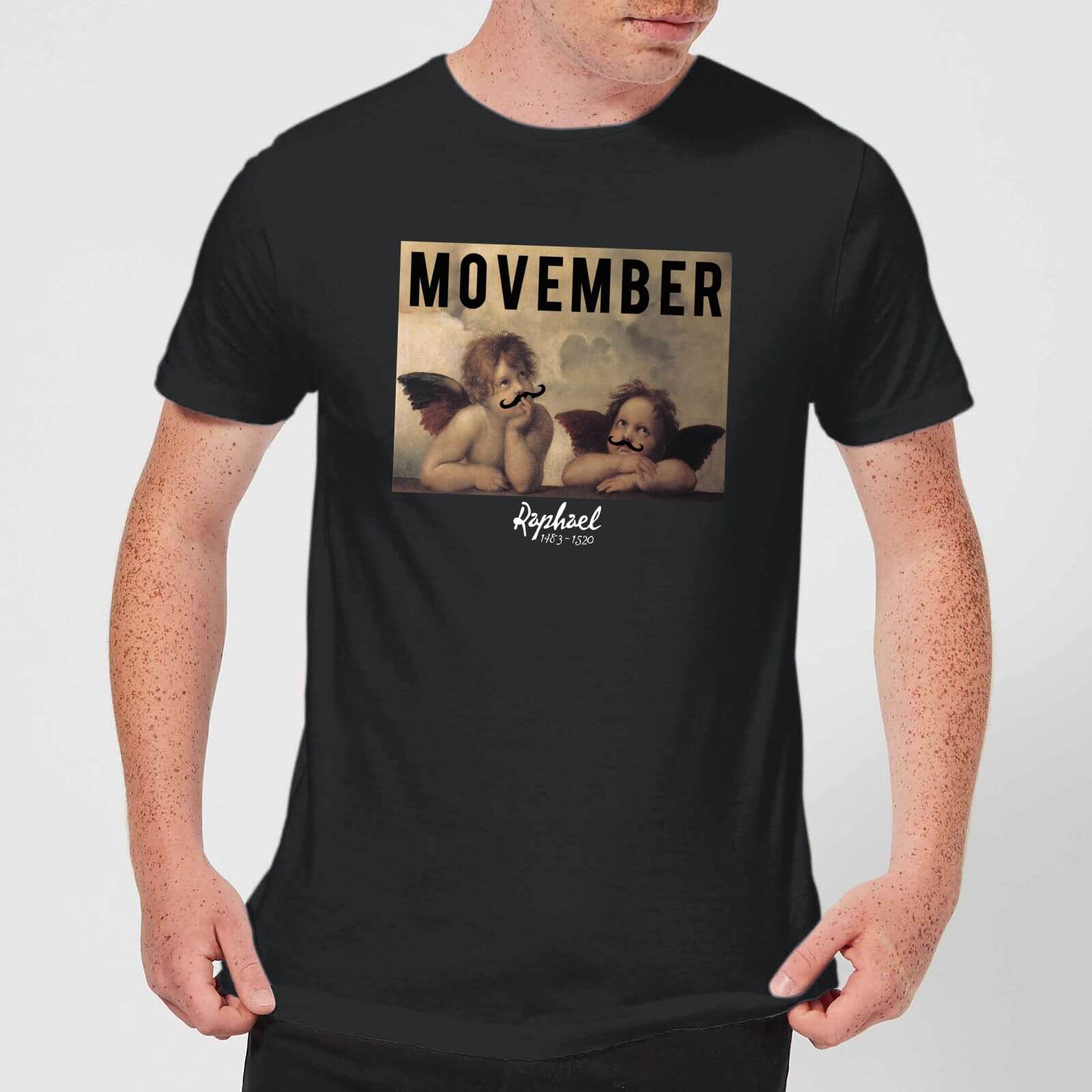 Raphael Movember T-Shirt - Black - S - Black