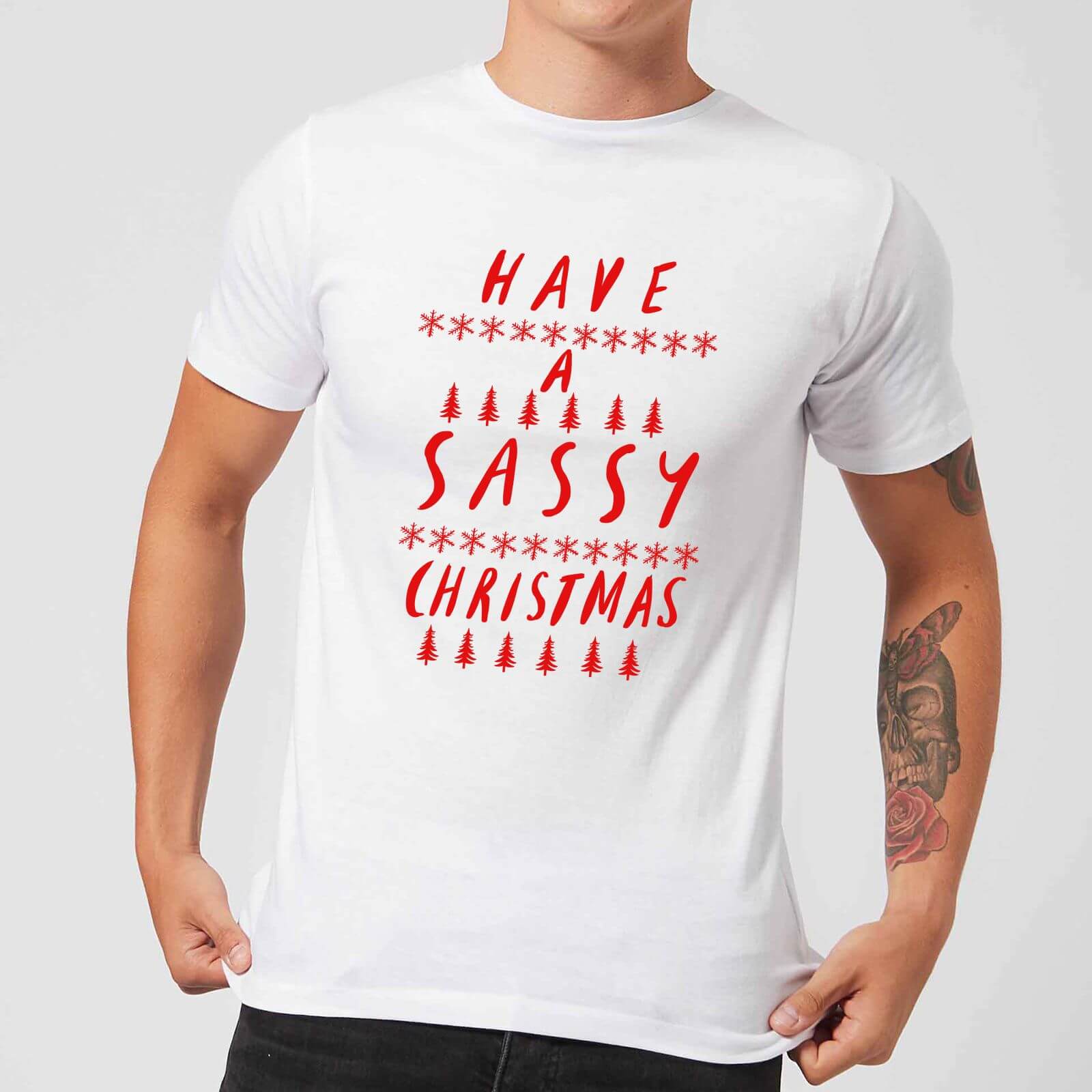 Have A Sassy Christmas Men's T-Shirt - White - S - White