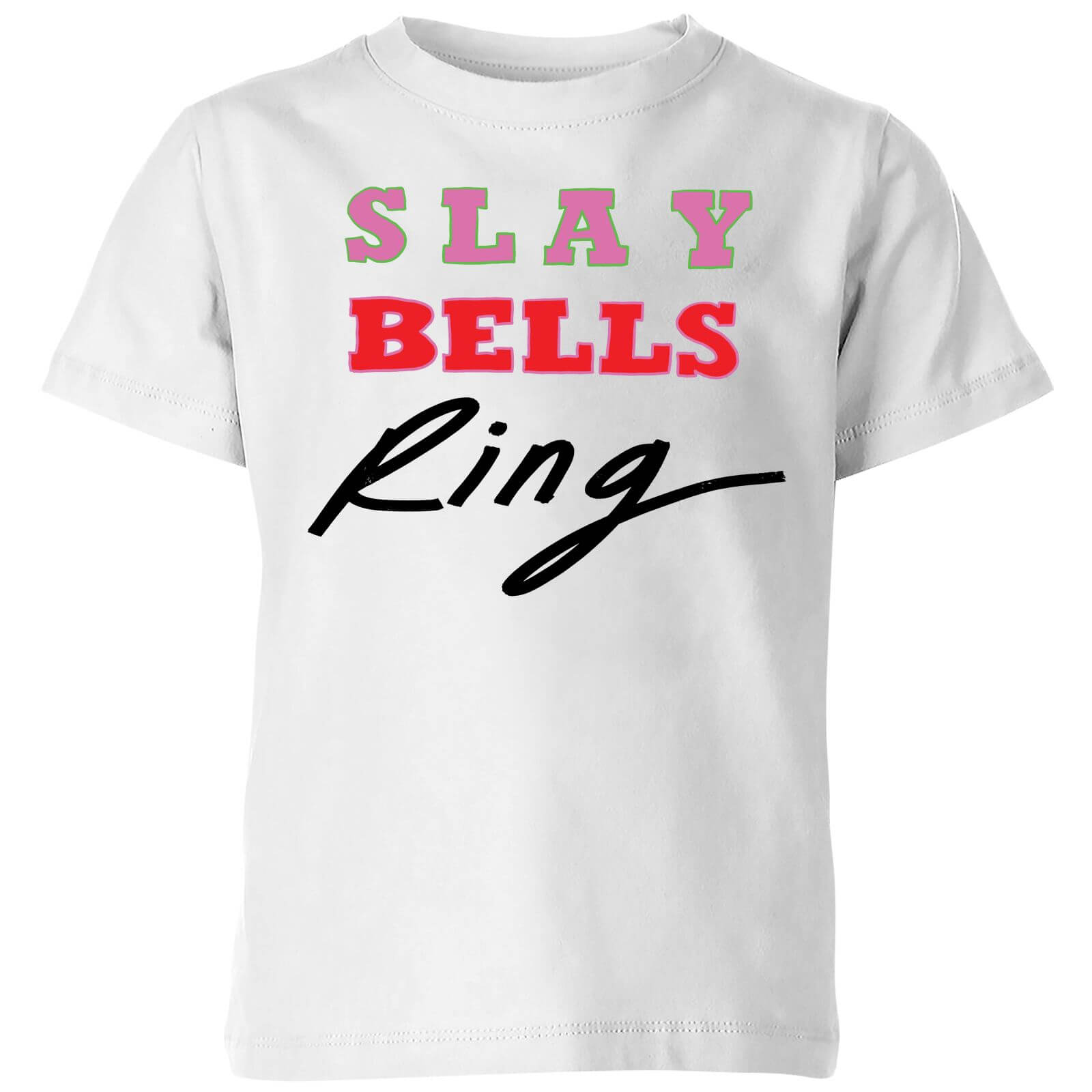 Slay Bells Ring Kids' T-Shirt - White - 3-4 Years - White