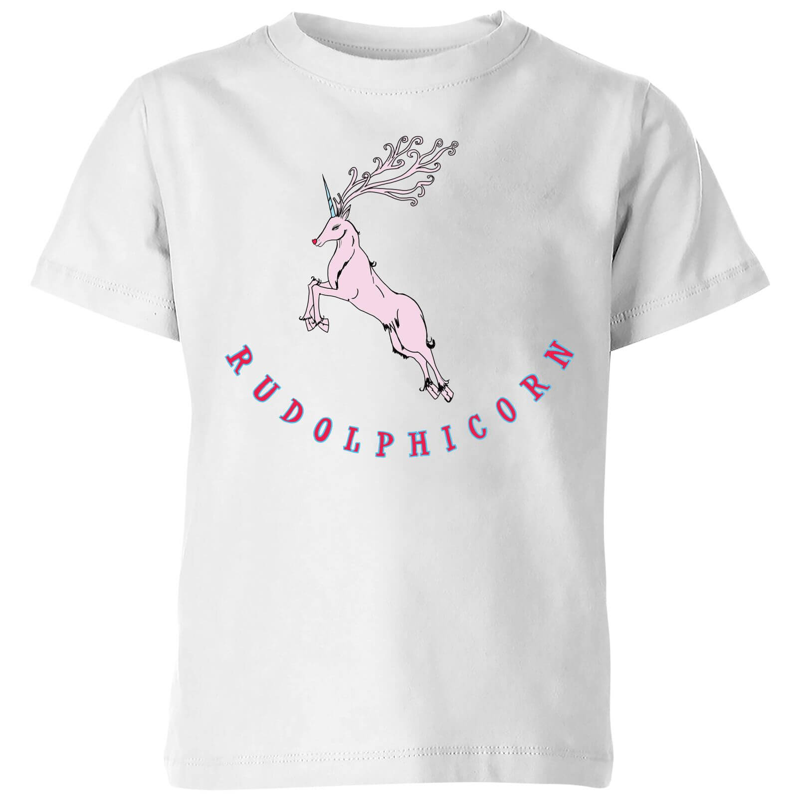 Rudolphicorn Kids' T-Shirt - White - 3-4 Years - White