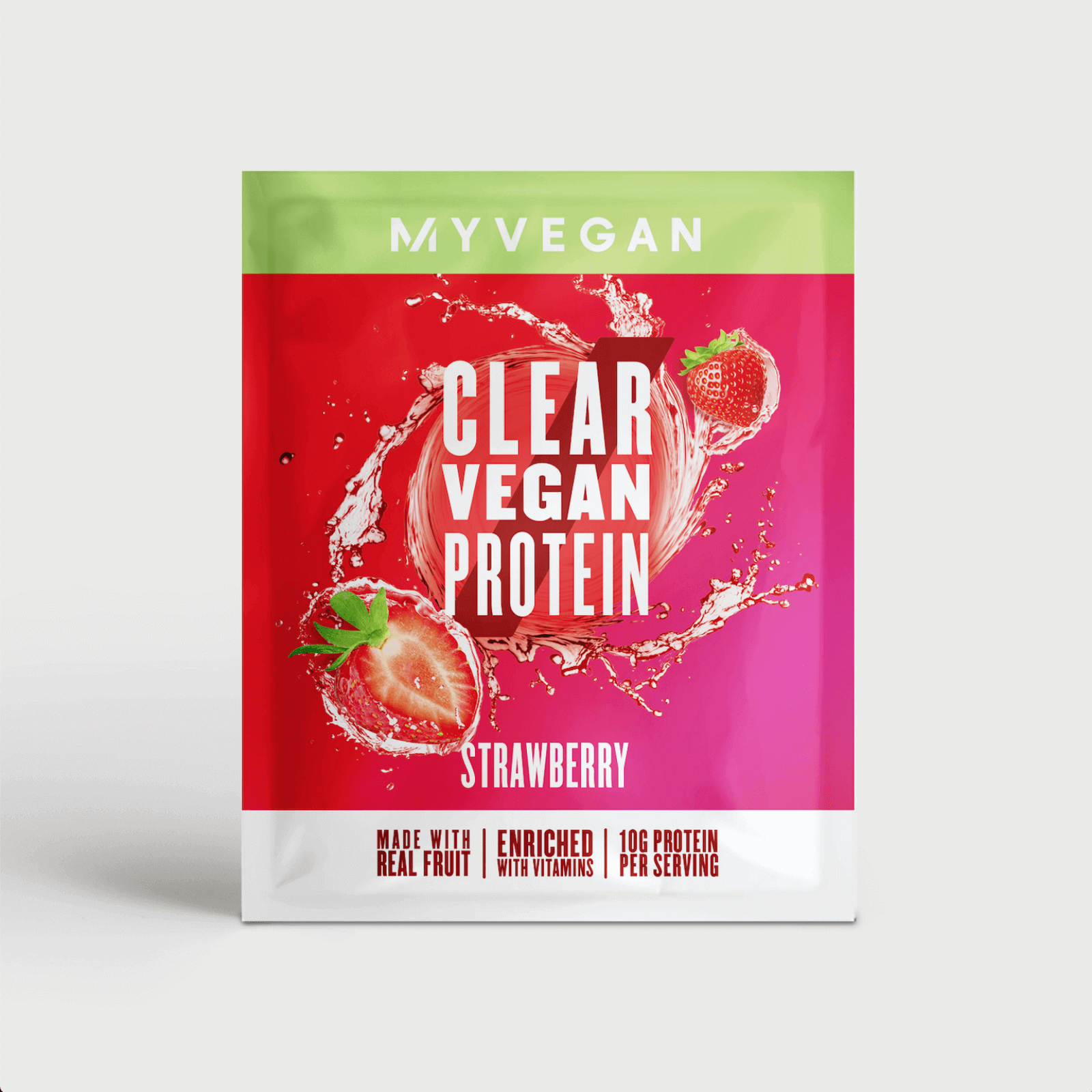 Image of Myvegan Clear Vegan Protein, 16g (Sample) - 16g - Fragola