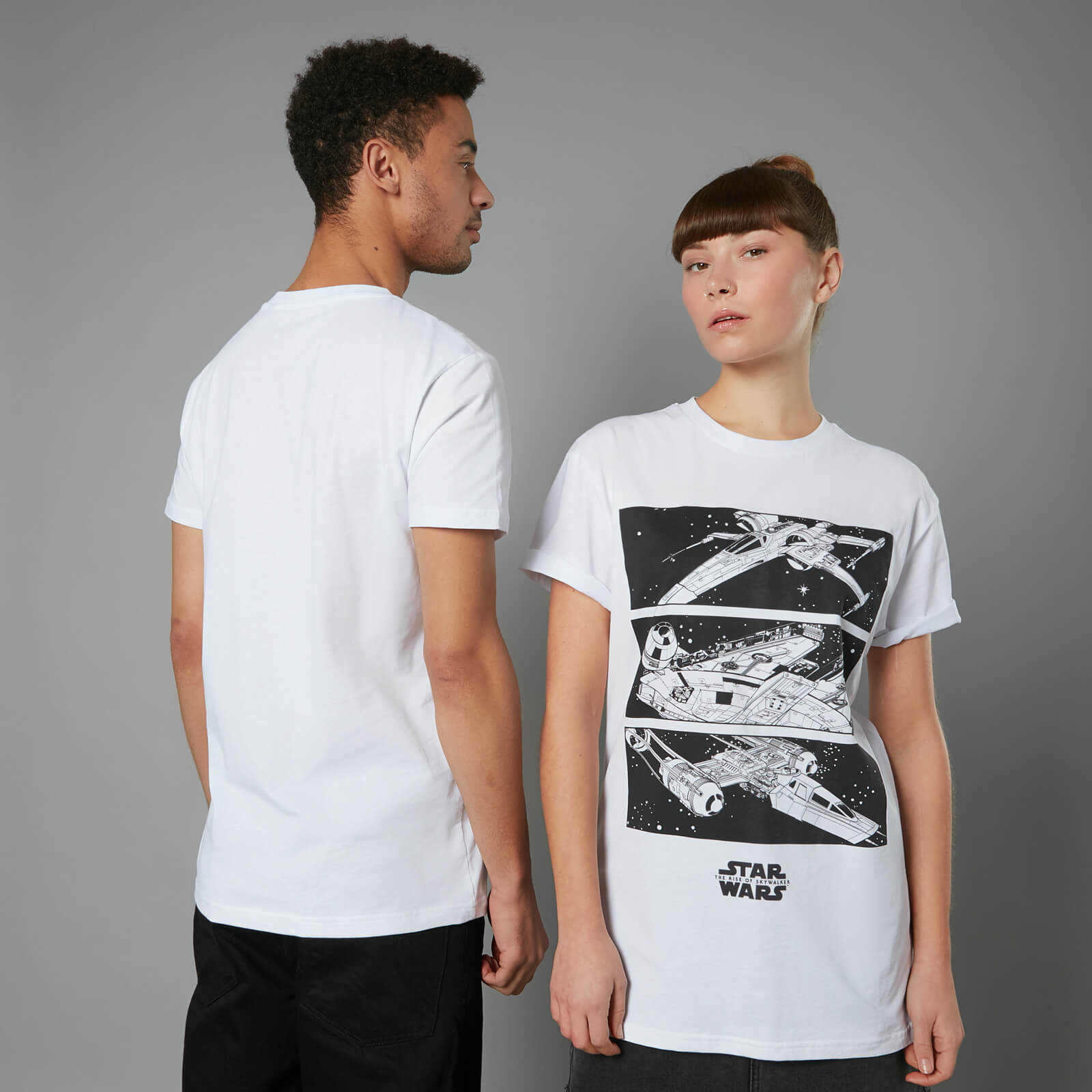 

T-Shirt The Rise of Skywalker Resistance Ships - Bianco - Unisex - XL