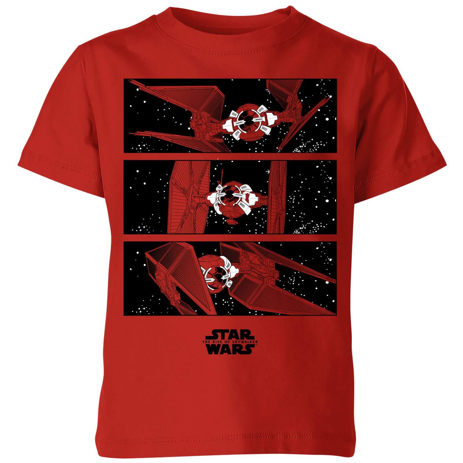 The Rise of Skywalker Tie Fighter Kids' T-Shirt - Red - 3-4 Years