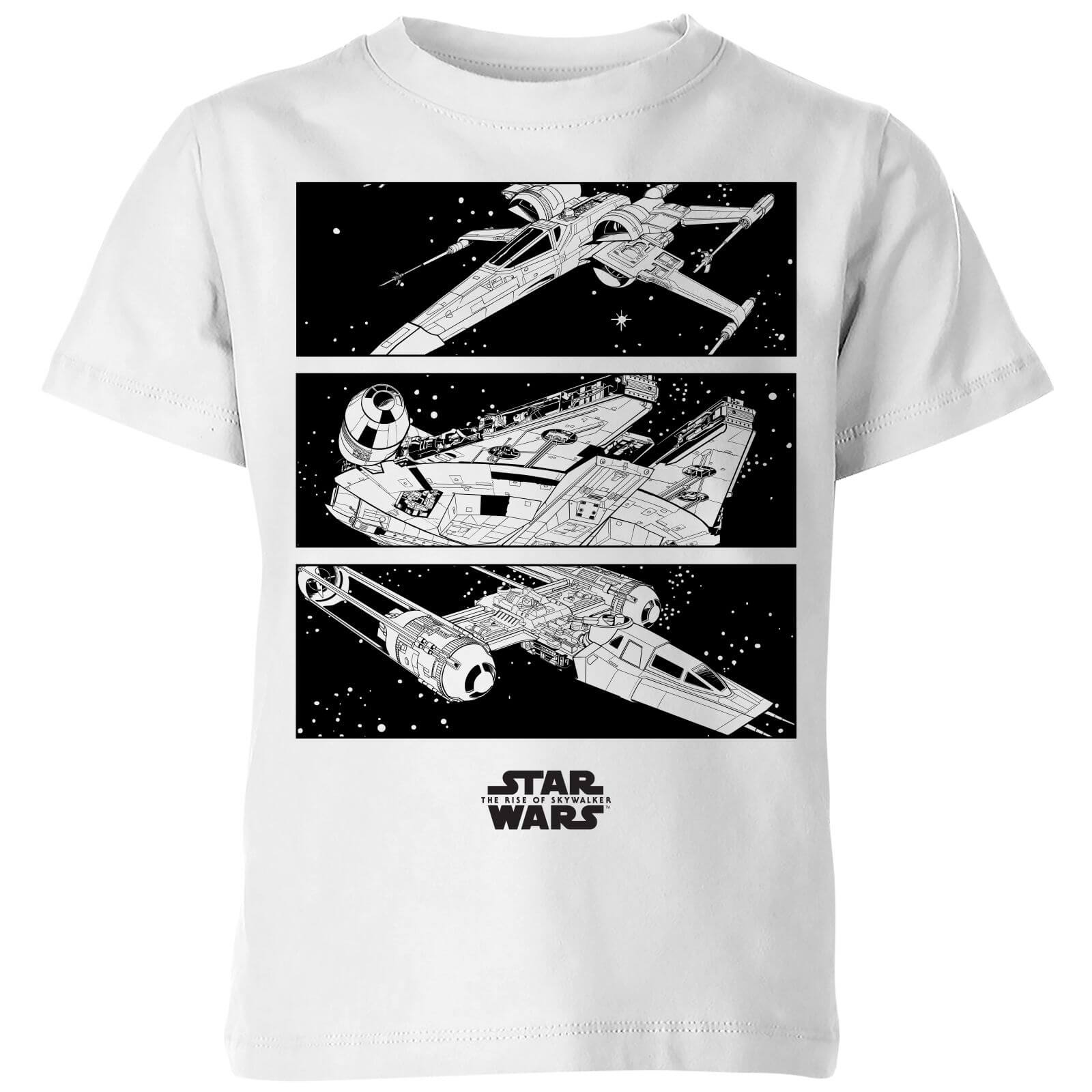 

T-Shirt The Rise of Skywalker Resistance Ships - Bianco - Bambini - 5-6 Anni