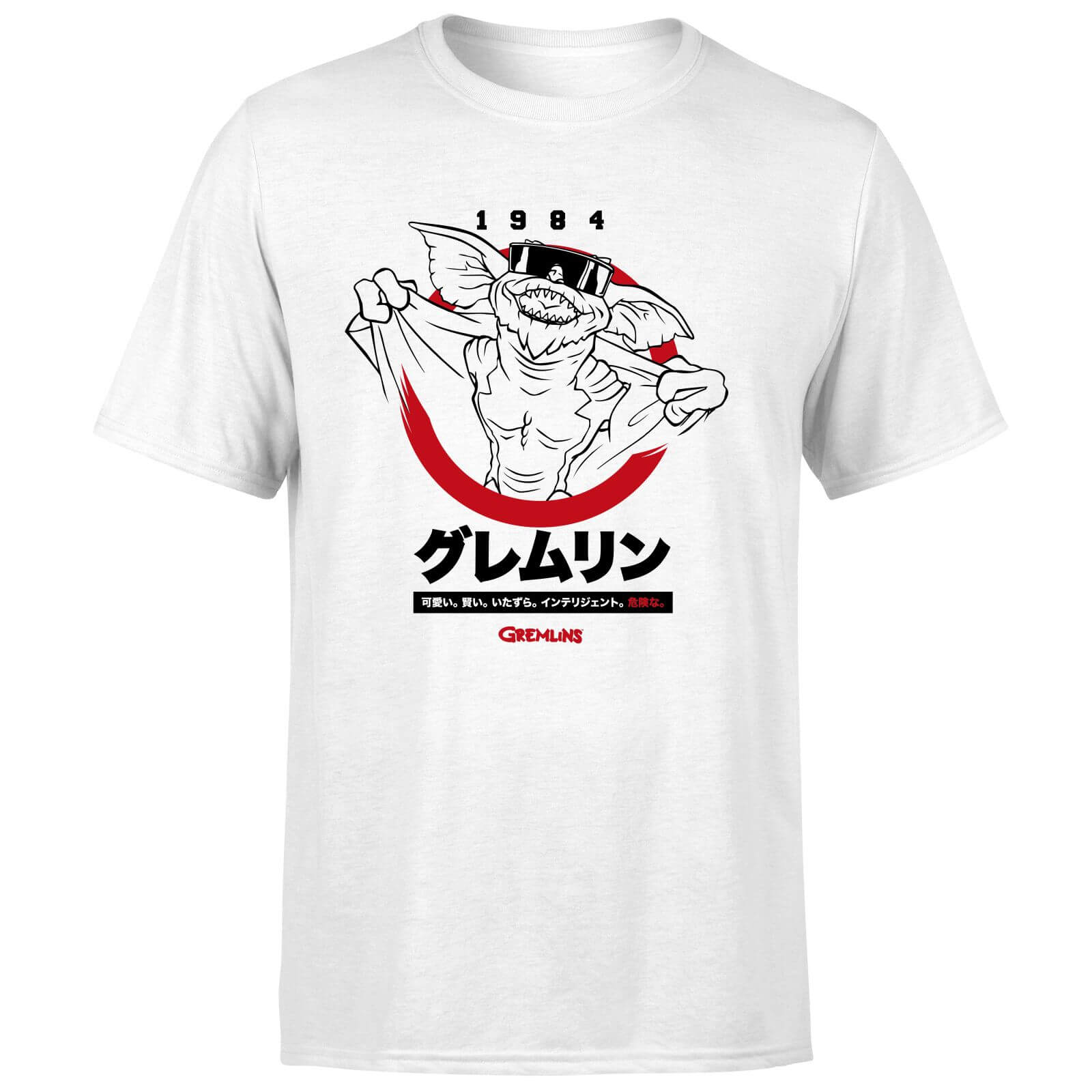 Gremlins Flasher Japanese Men's T-Shirt - White - XL