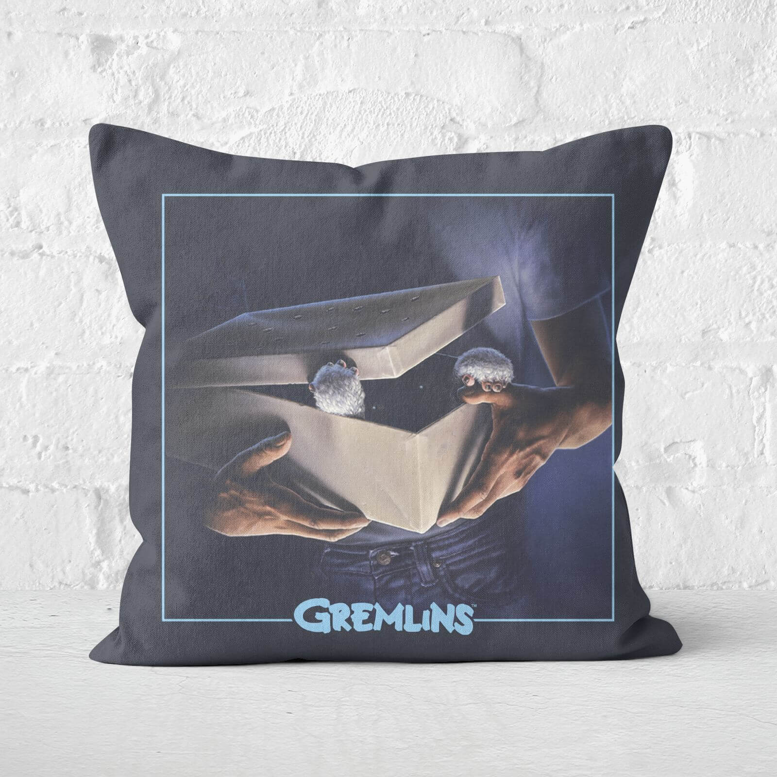 Gremlins Poster Square Cushion - 50x50cm