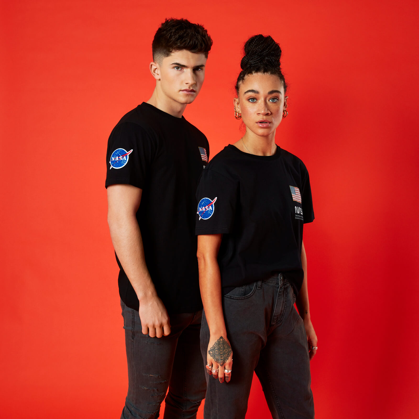

T-Shirt NASA Base Camp - Nero - Unisex - L