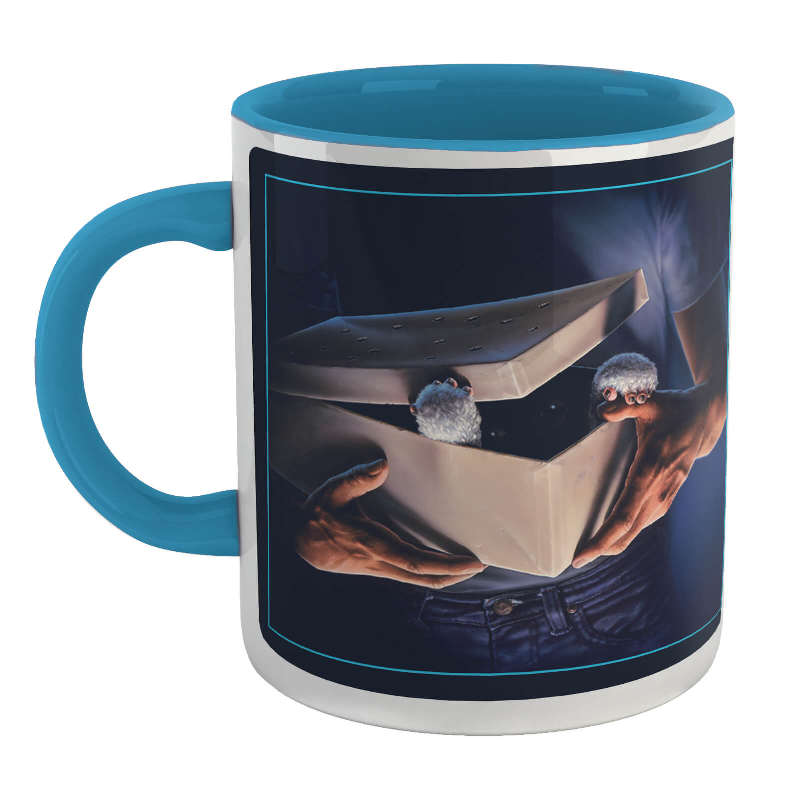 Gremlins Poster Mug - White/Blue