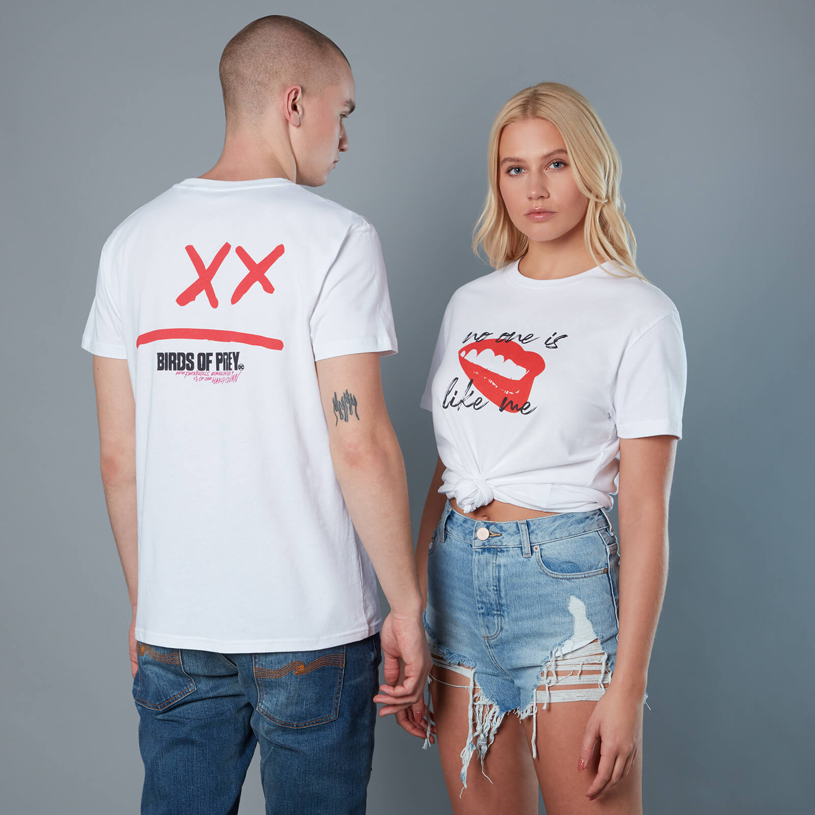 T-Shirt No One Is Like Me Birds of Prey - Bianco - Unisex - S