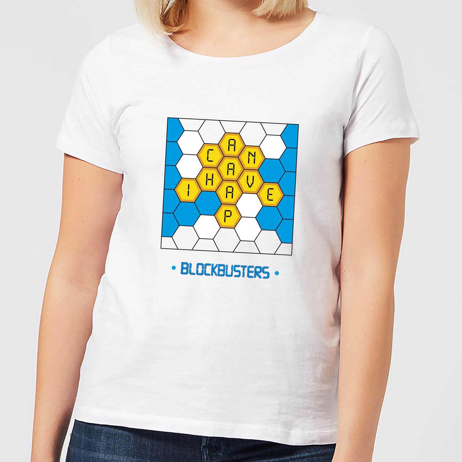 Blockbusters Can I Have A 'P' Women's T-Shirt - White - S