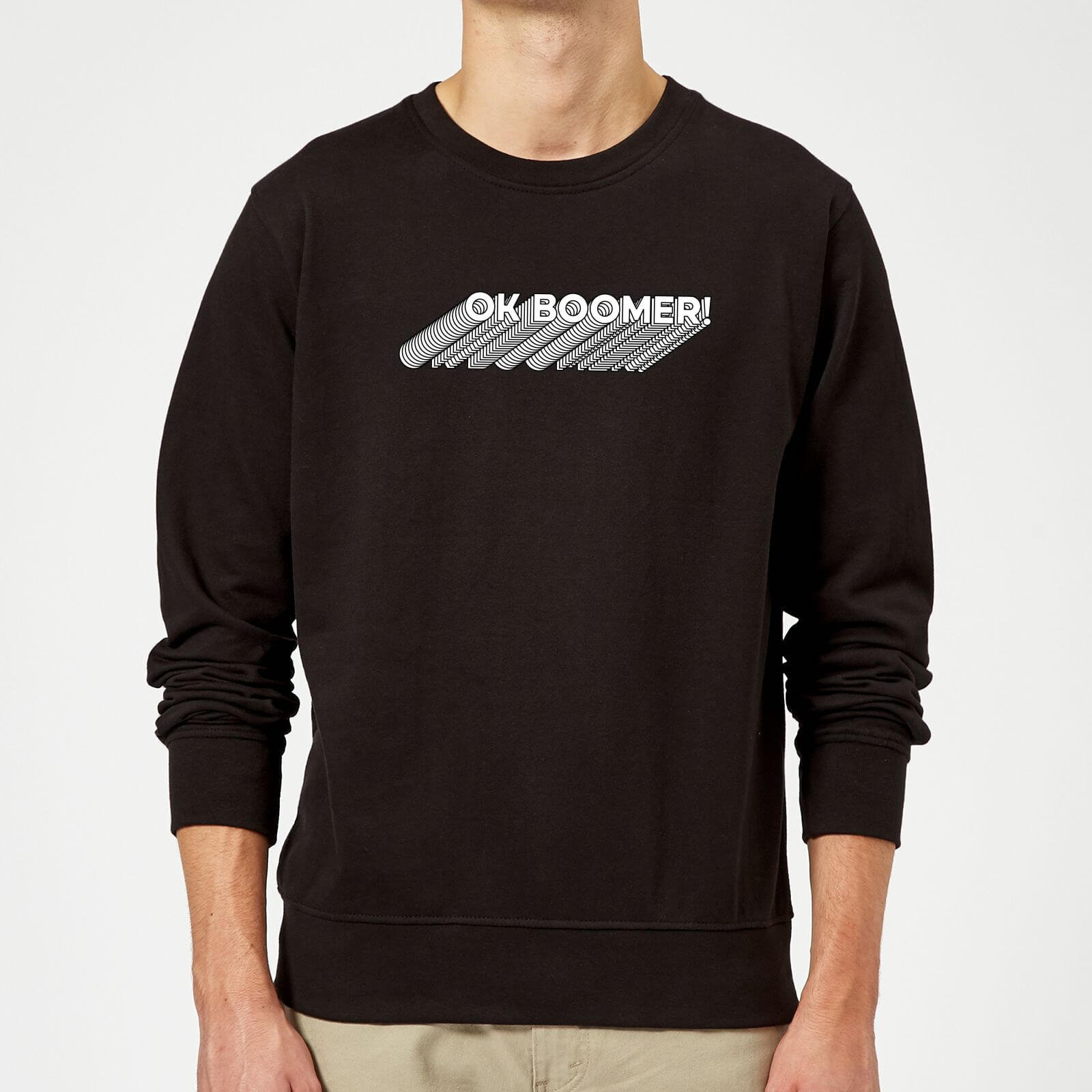 Ok Boomer Repeat Sweatshirt - Black - S - Black