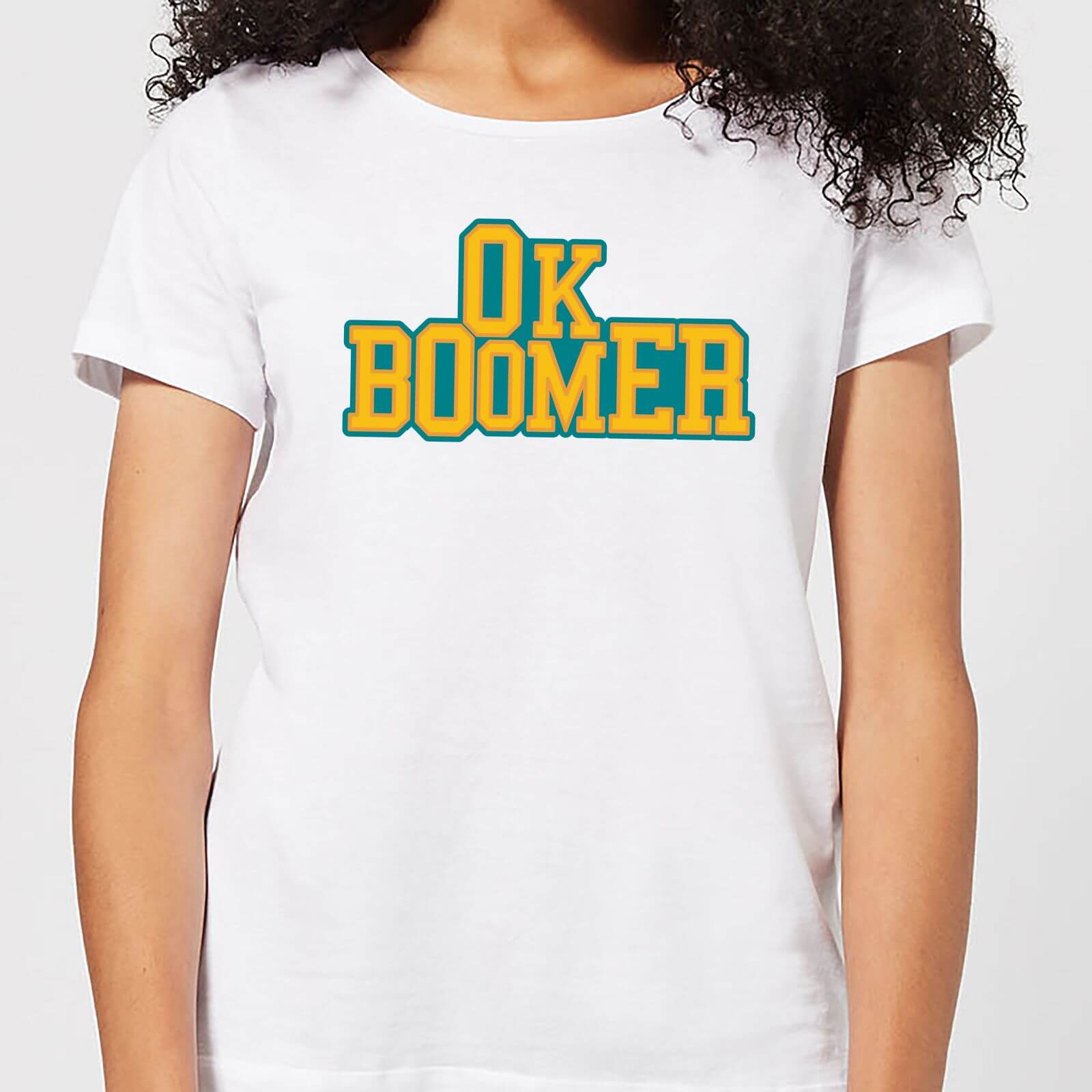 Ok Boomer College Women's T-Shirt - White - S - White