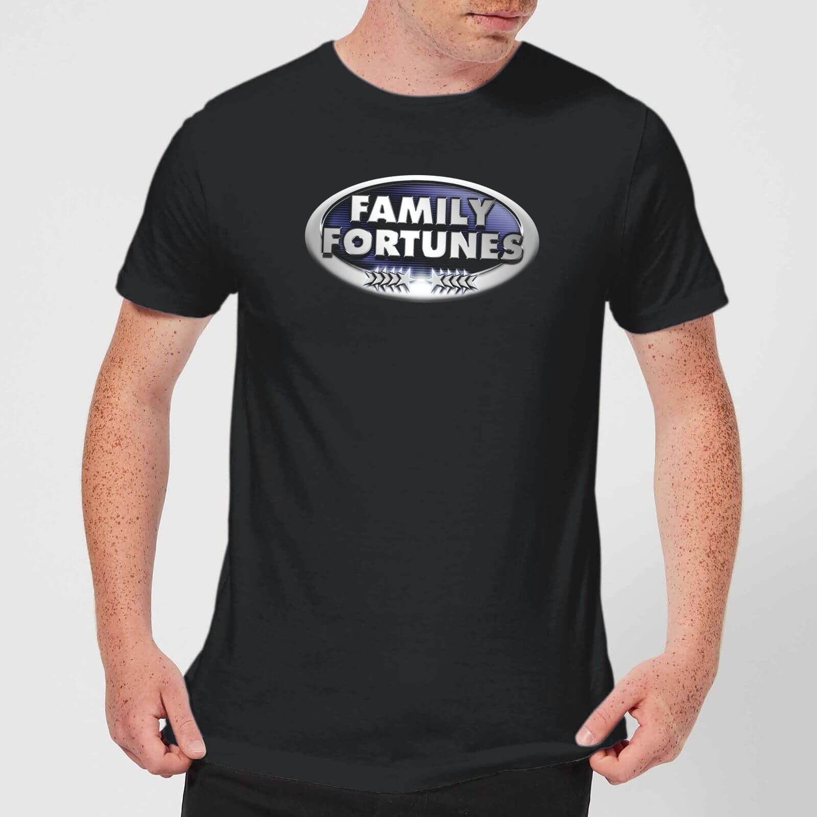 Family Fortunes Logo Men's T-Shirt - Black - S - Black