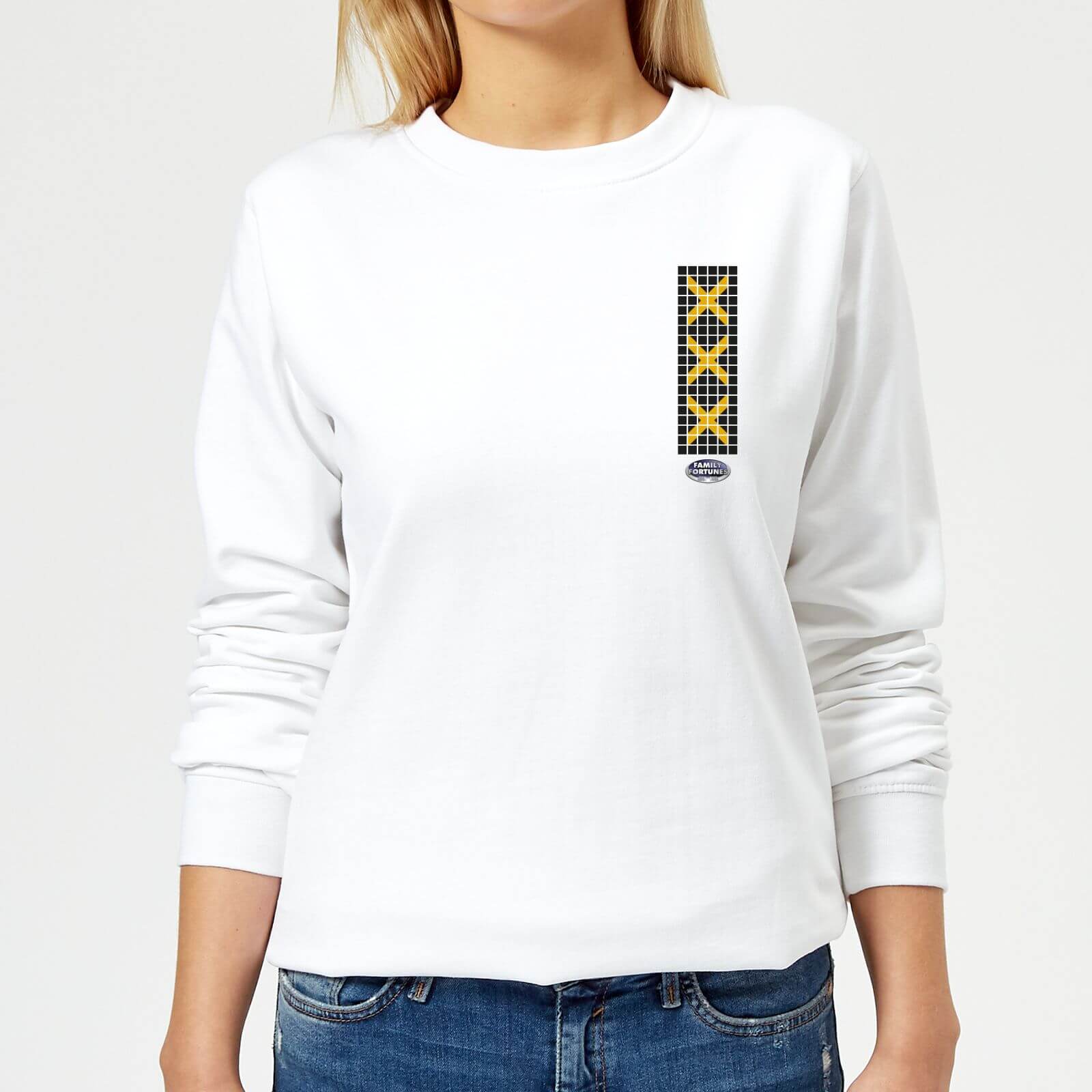 Family Fortunes Eh-Urrghh! Women's Sweatshirt - White - XS - White