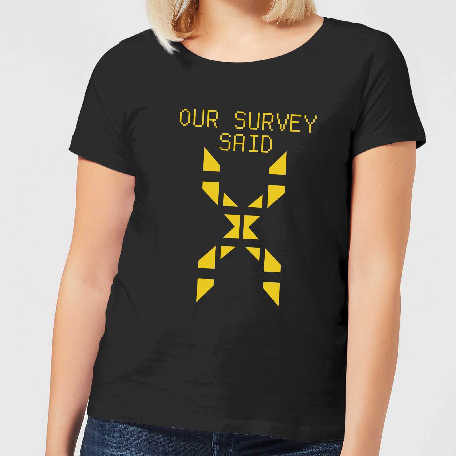 Family Fortunes Our Survey Said Women's T-Shirt - Black - S - Black