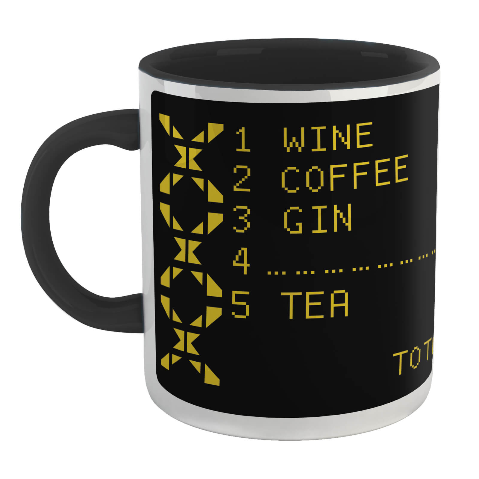 Family Fortunes Our Survey Said .... Wine Mug - White/Black