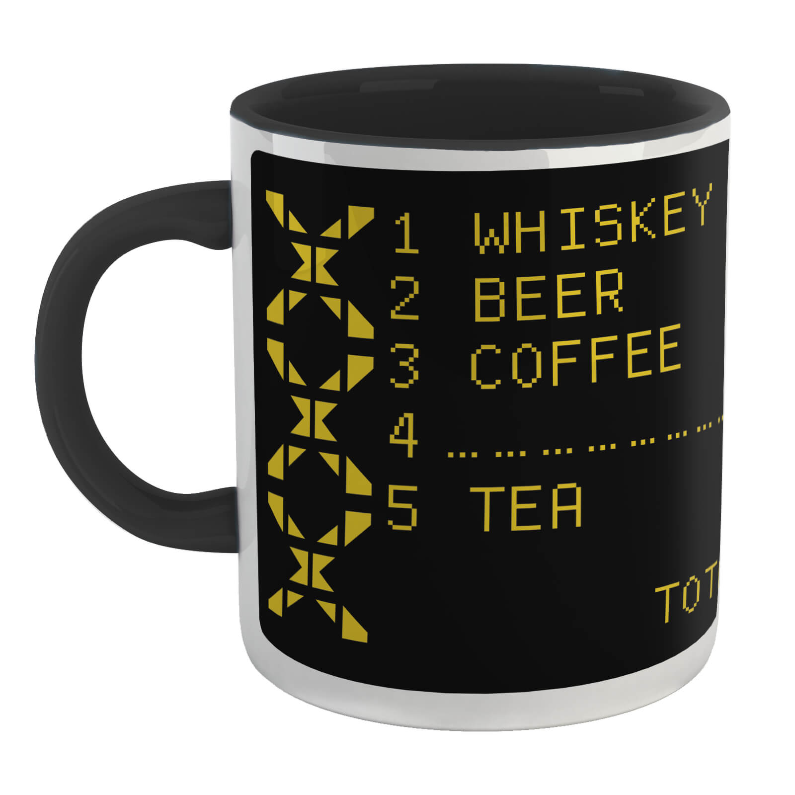 Family Fortunes Our Survey Said .... Whiskey Mug - White/Black