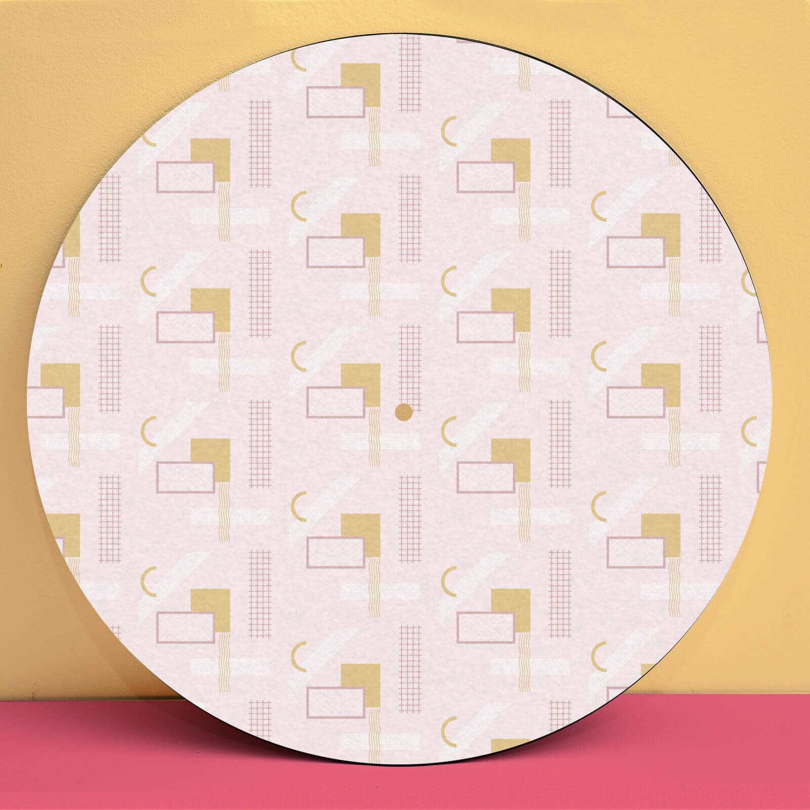 Light Pastel Graphic Turntable Slip Mat