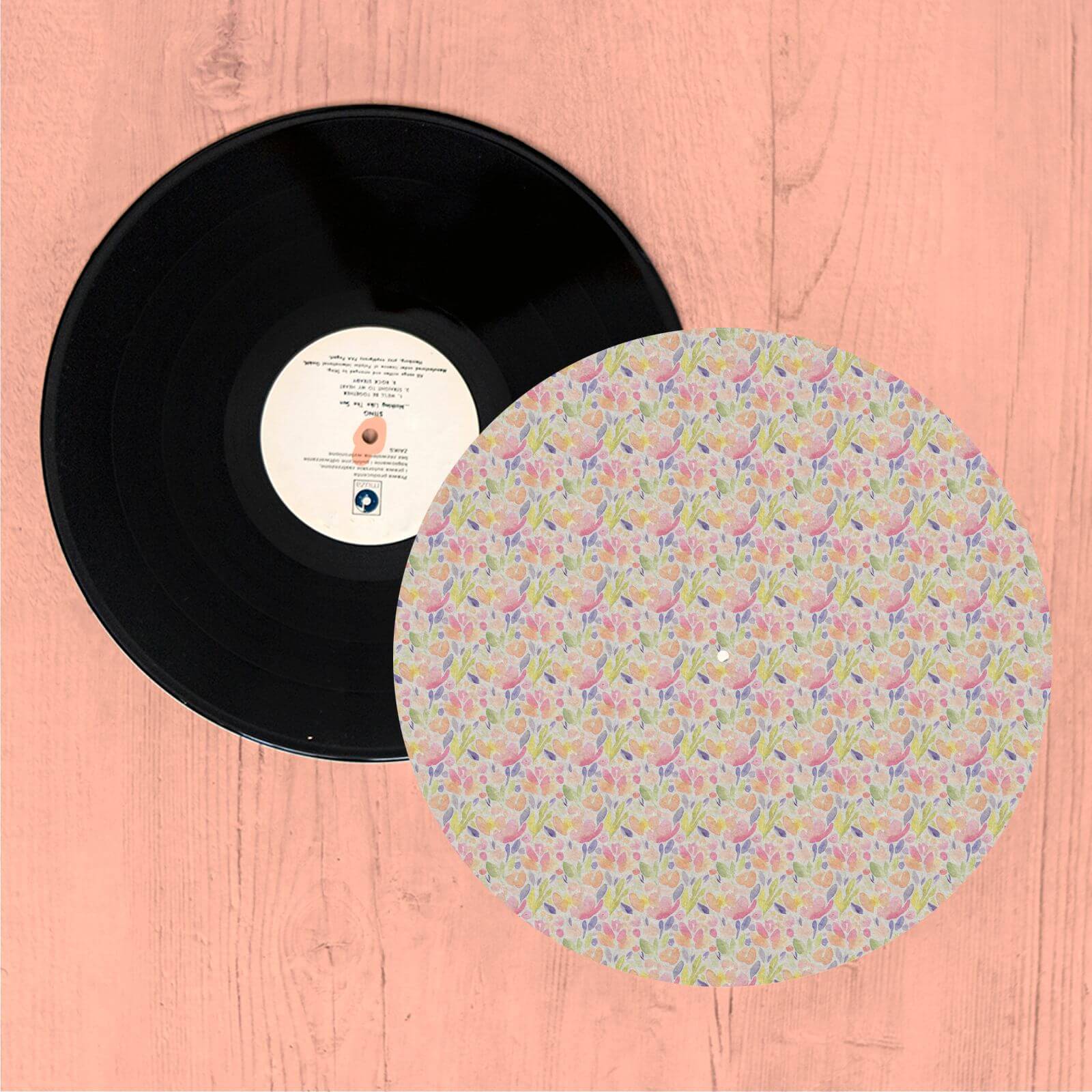 Watercolour Florals Turntable Slip Mat