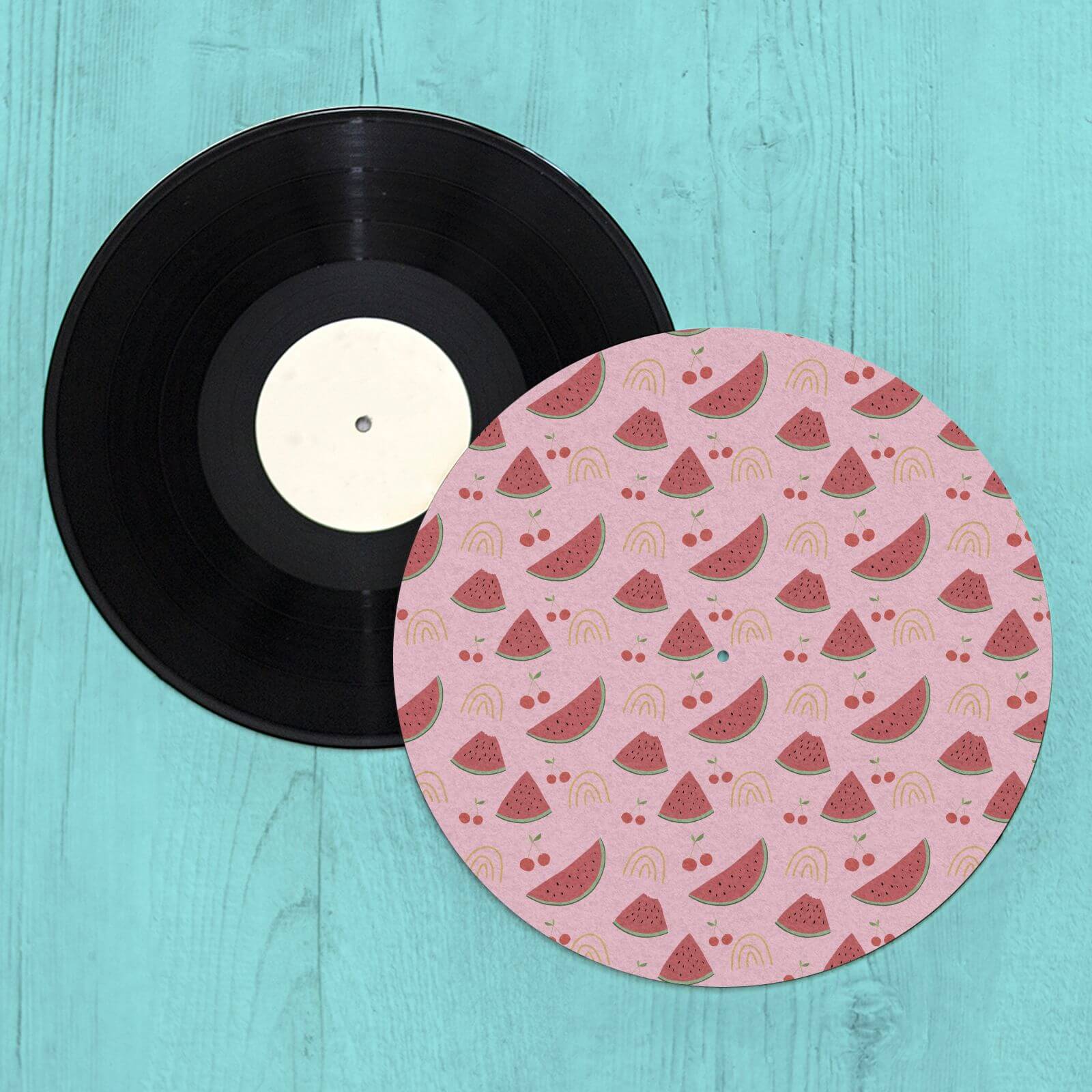 Watermelons Turntable Slip Mat