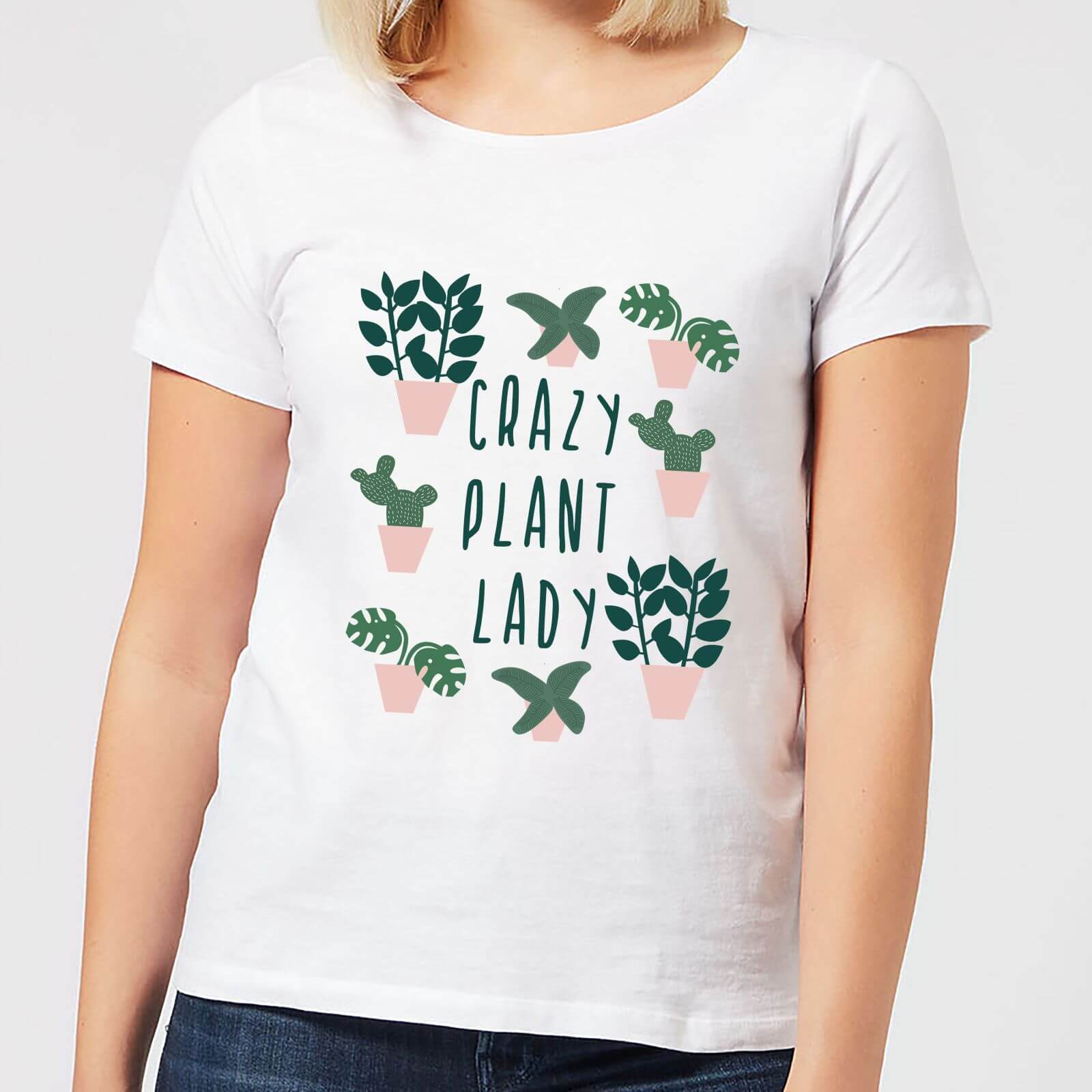 Crazy Plant Lady Women's T-Shirt - White - S - White