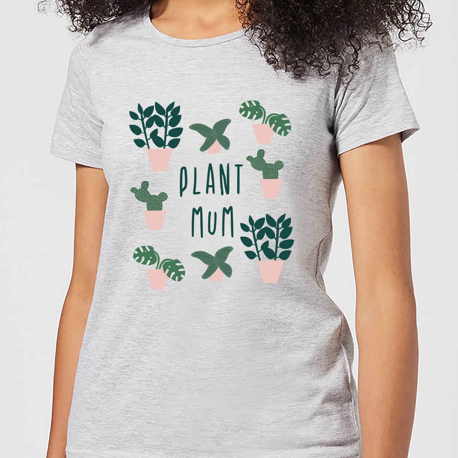 Plant Mum Women's T-Shirt - Grey - S - Grey