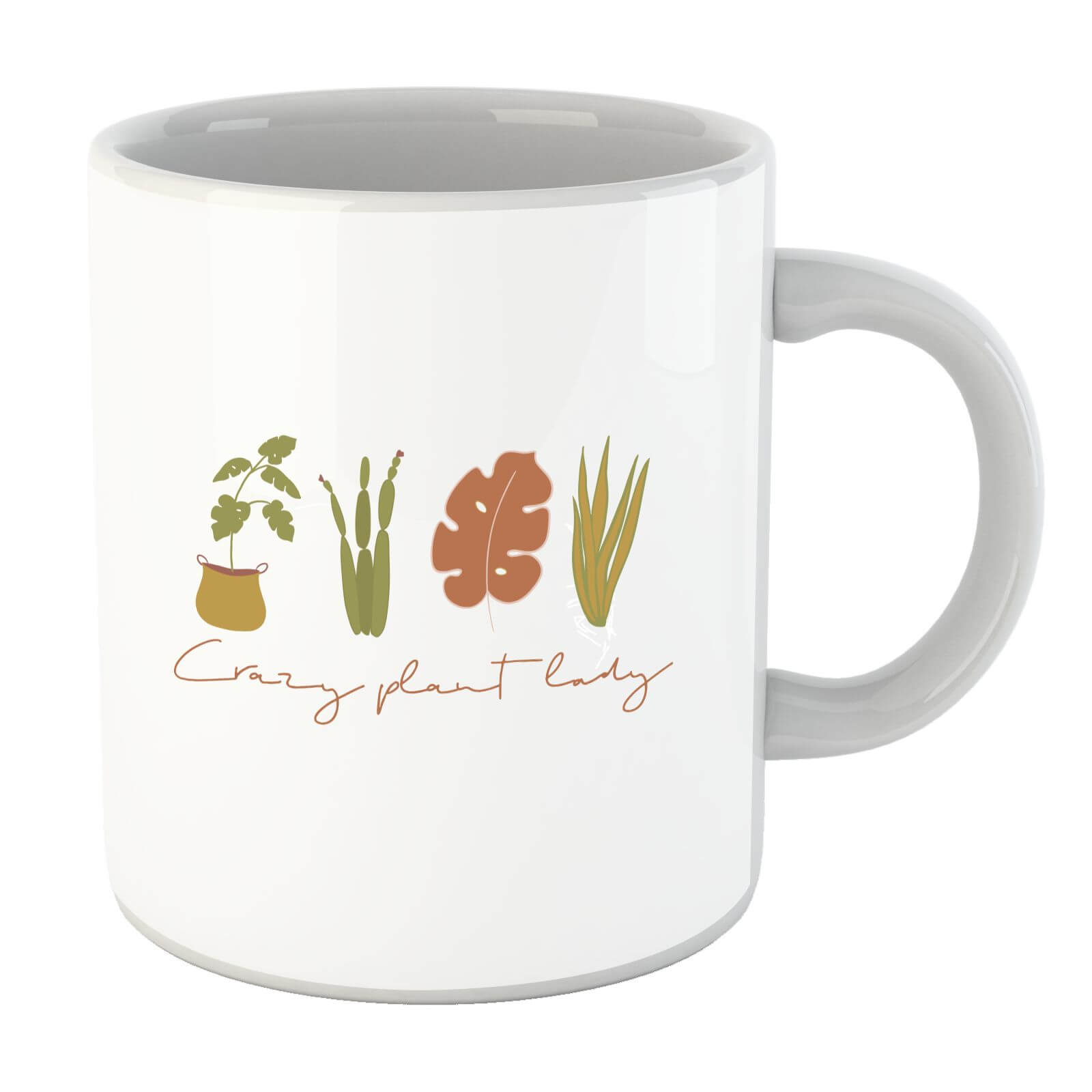 Burnt Orange Crazy Plant Lady Mug