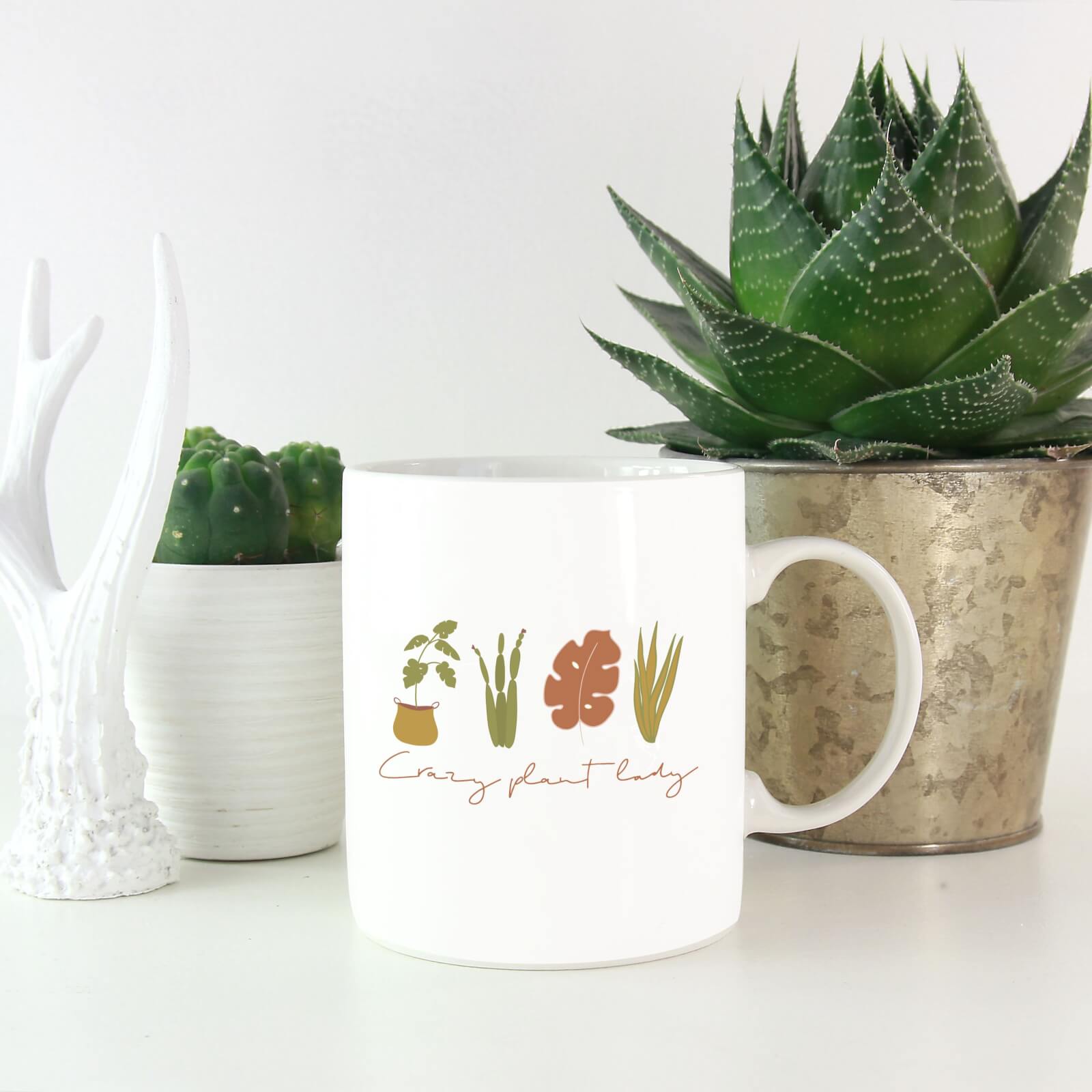 Burnt Orange Crazy Plant Lady Mug