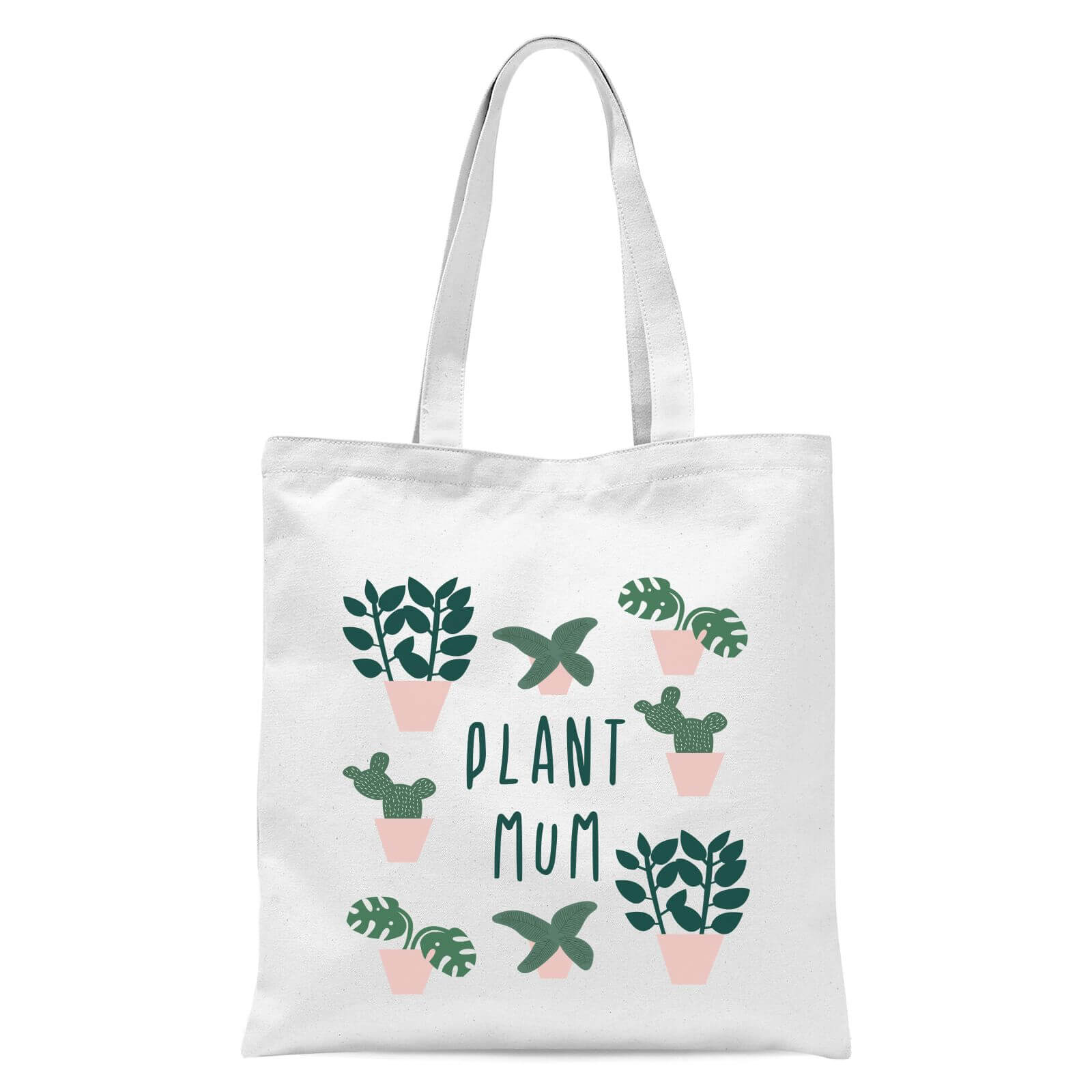 Plant Mum Tote Bag - White