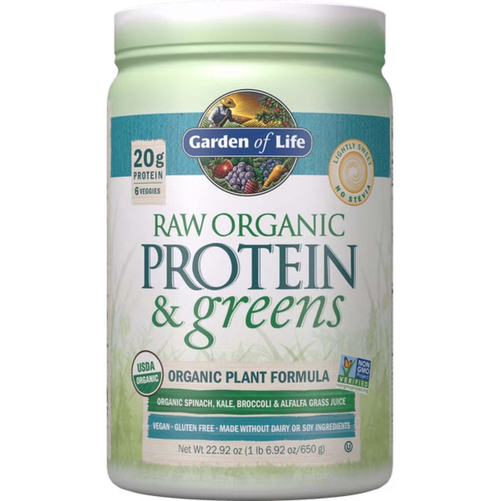 Proteine e vegetali biologici Raw in polvere - Leggermente dolce Proteine e vegetali biologici Raw in polvere - Leggermente dolce