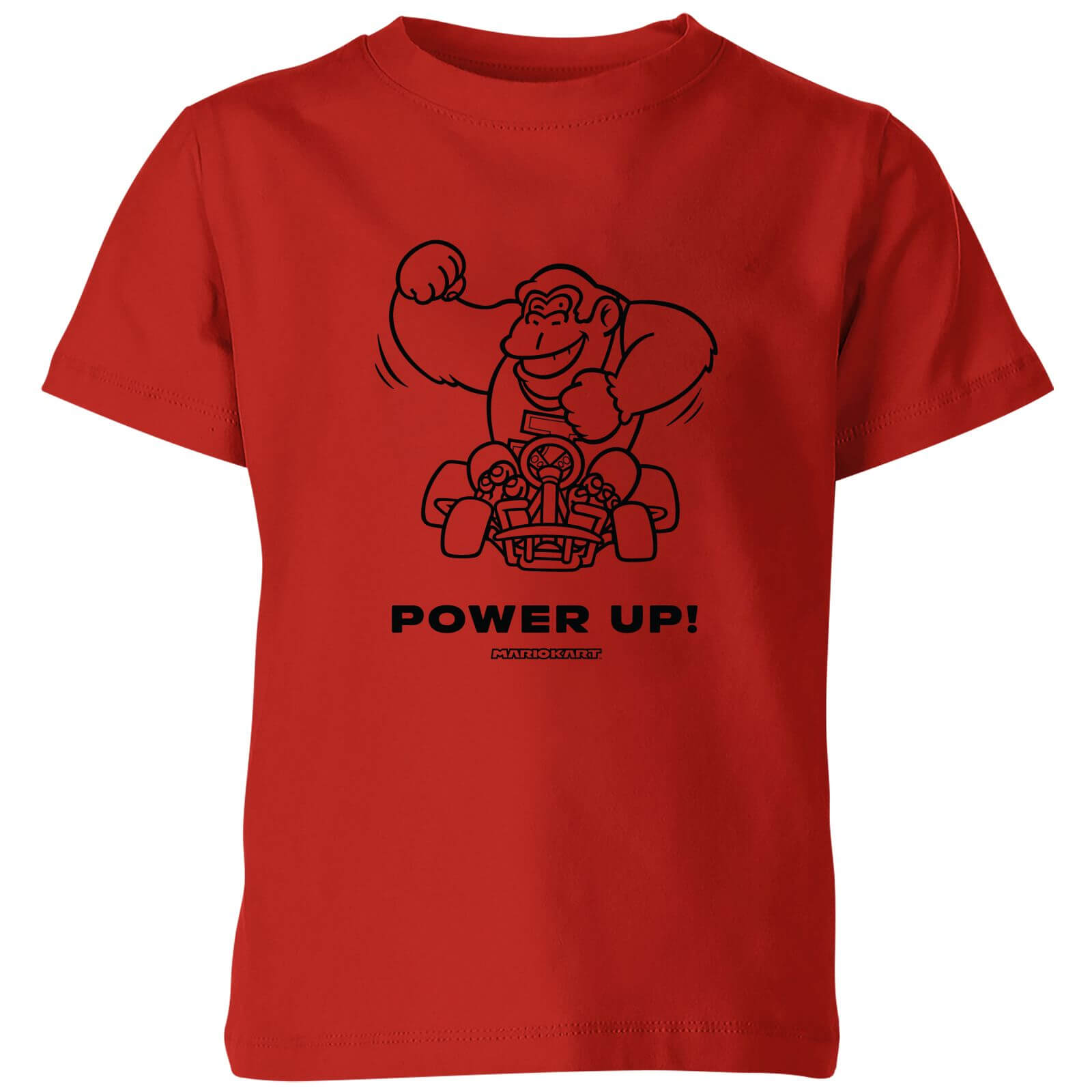 Power Up! Kids' T-Shirt - Red - 7-8 Years - Red