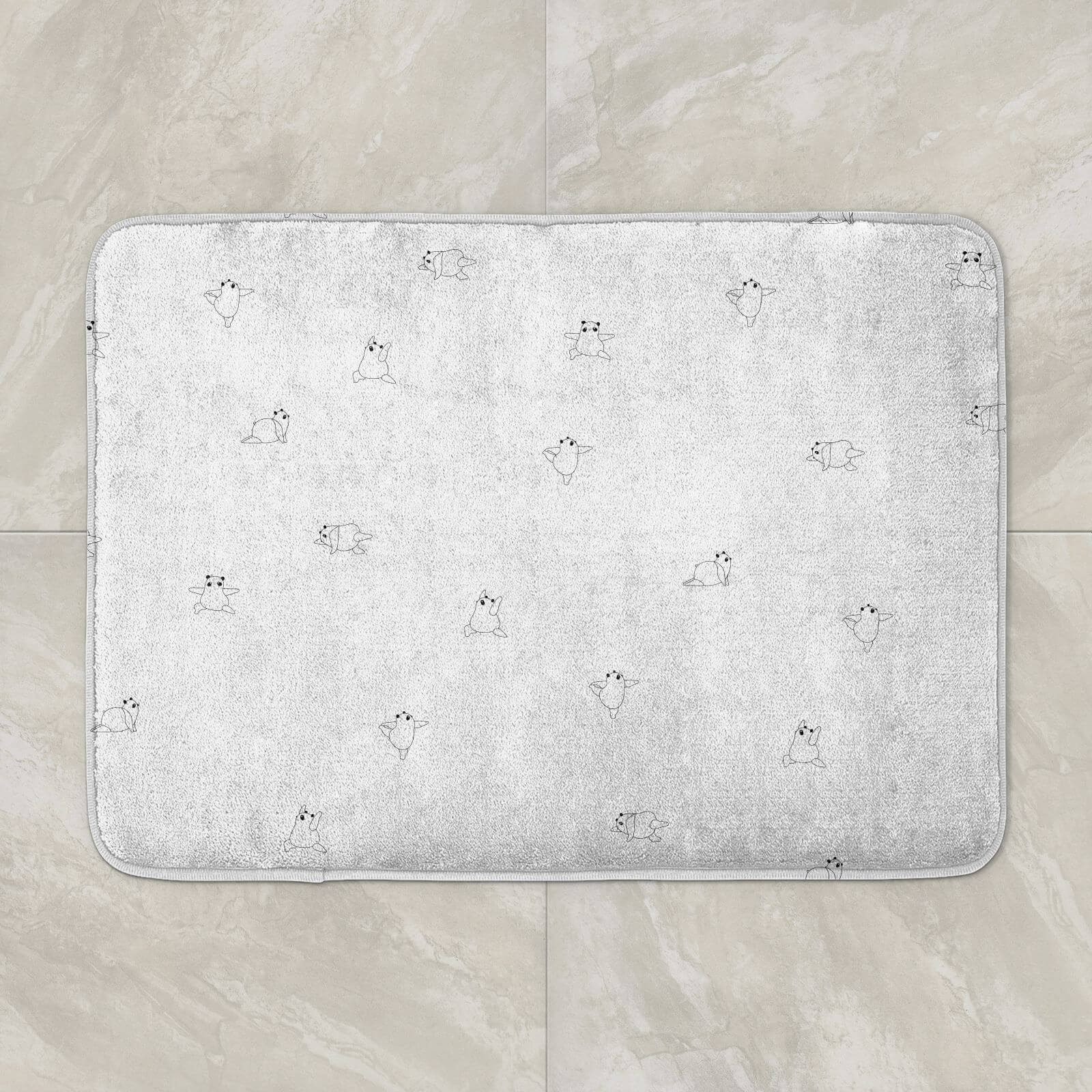Panda Yoga Bath Mat
