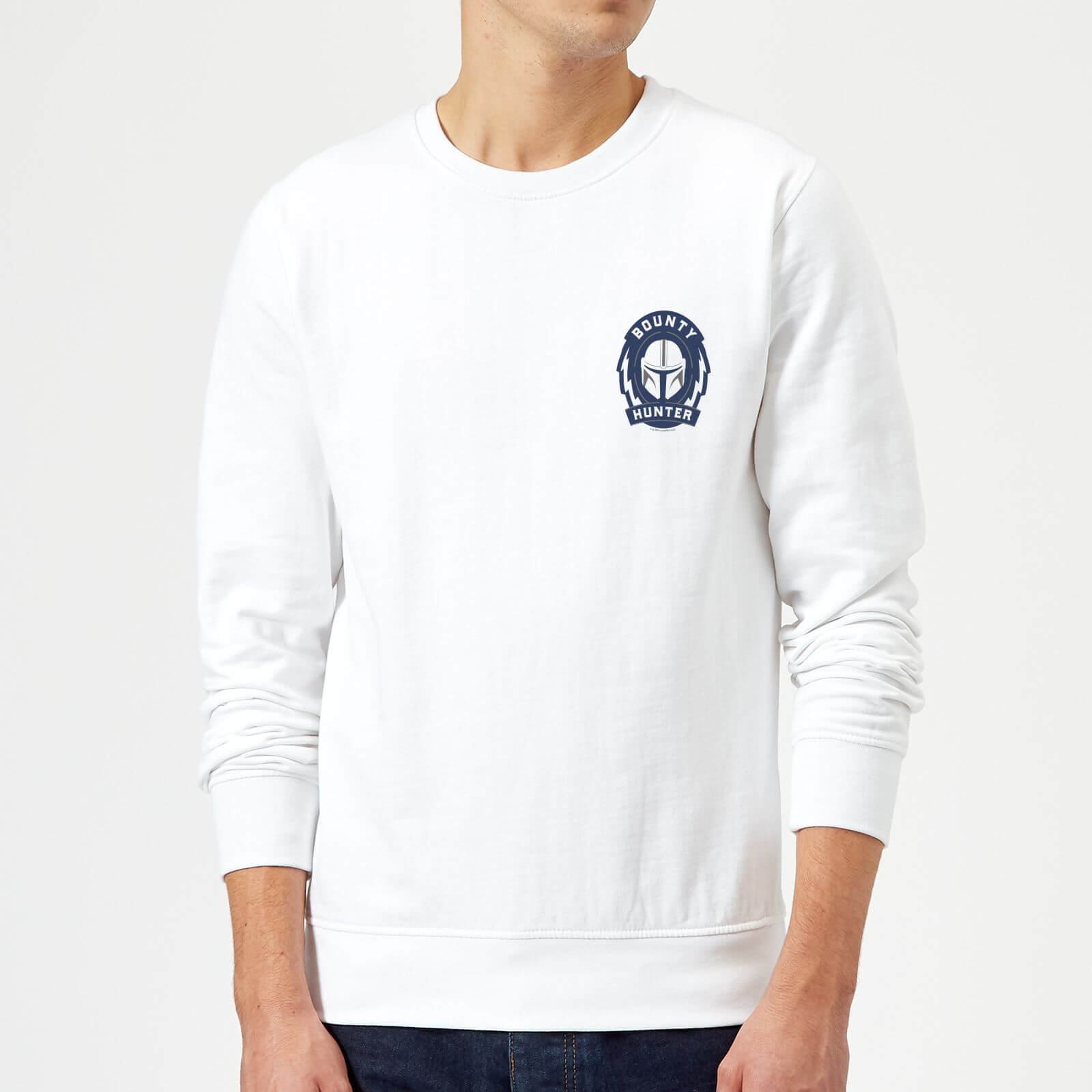 The Mandalorian Bounty Hunter Sweatshirt - White - S