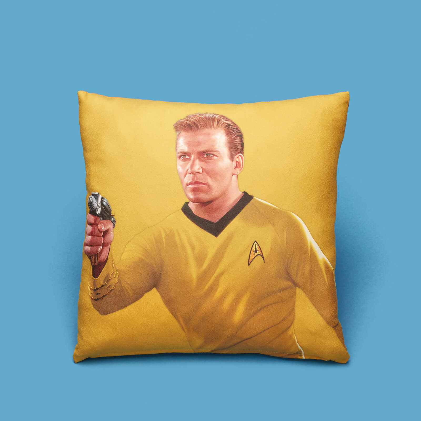 Captain Kirk Square Cushion - 60x60cm - Soft Touch